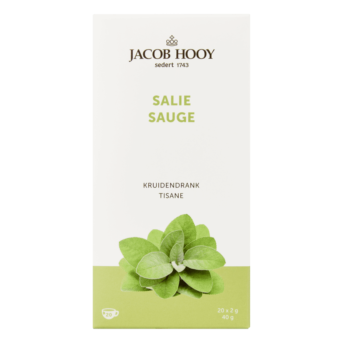 Jacob Hooy Kruidendrank Salie 20 stuks