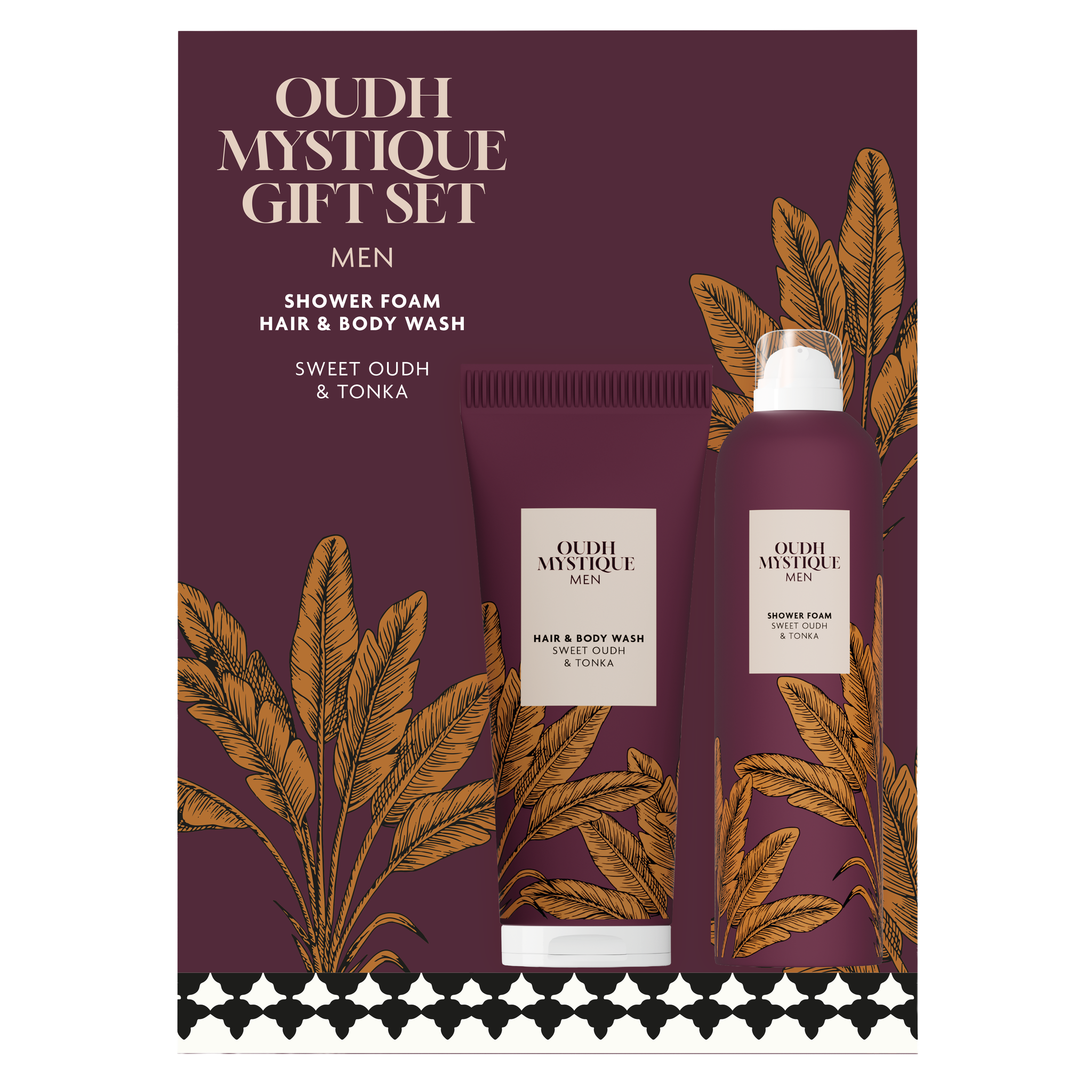 Etos Oudh Mystique Giftset Hair Body Wash + Foam