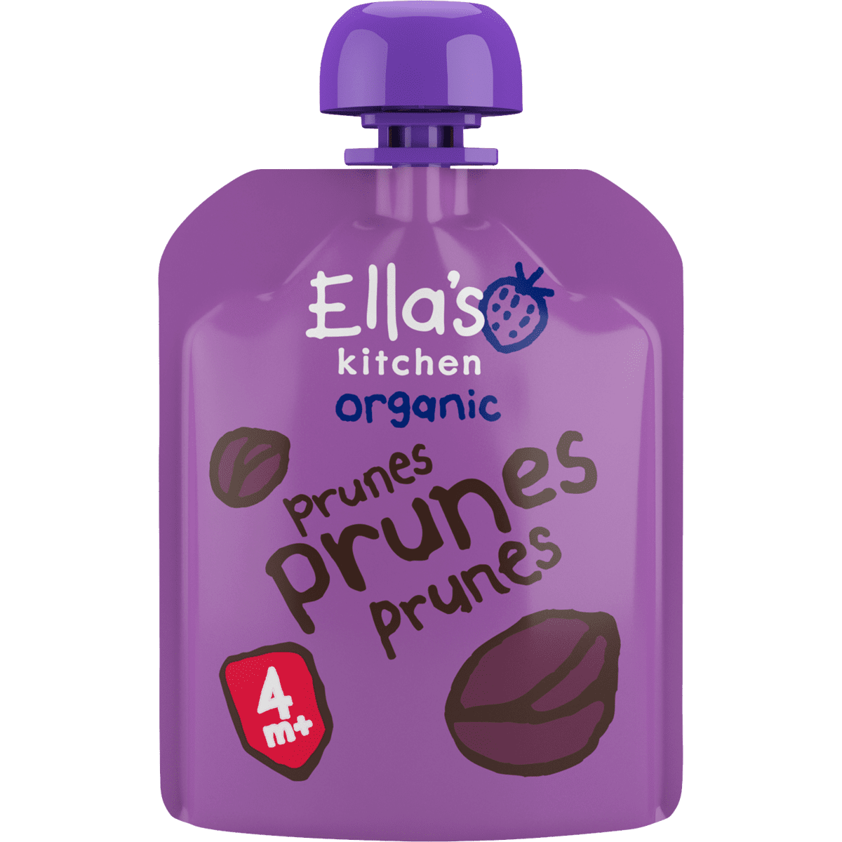 Ella's Kitchen Bio Knijpfruit Pruimen 4+ Maanden 70 gram