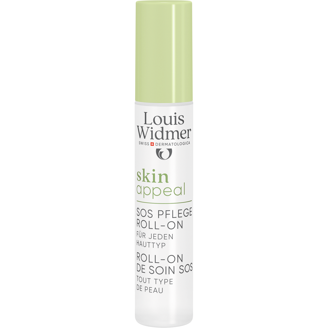 Louis Widmer Skinappeal Sos Roll-On Zonder Parfum 10 ML