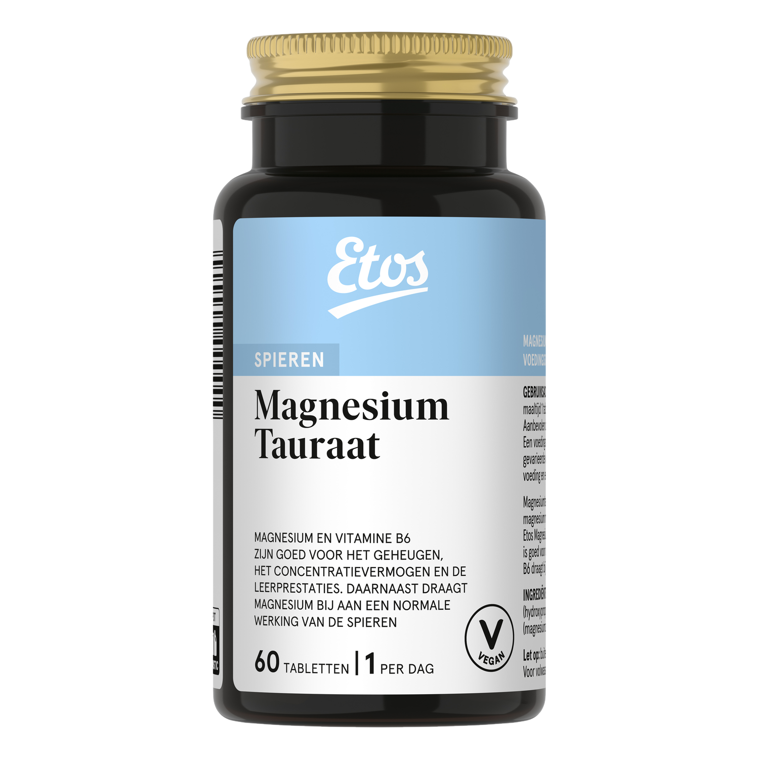 Etos Magnesium Tauraat 60 stuks