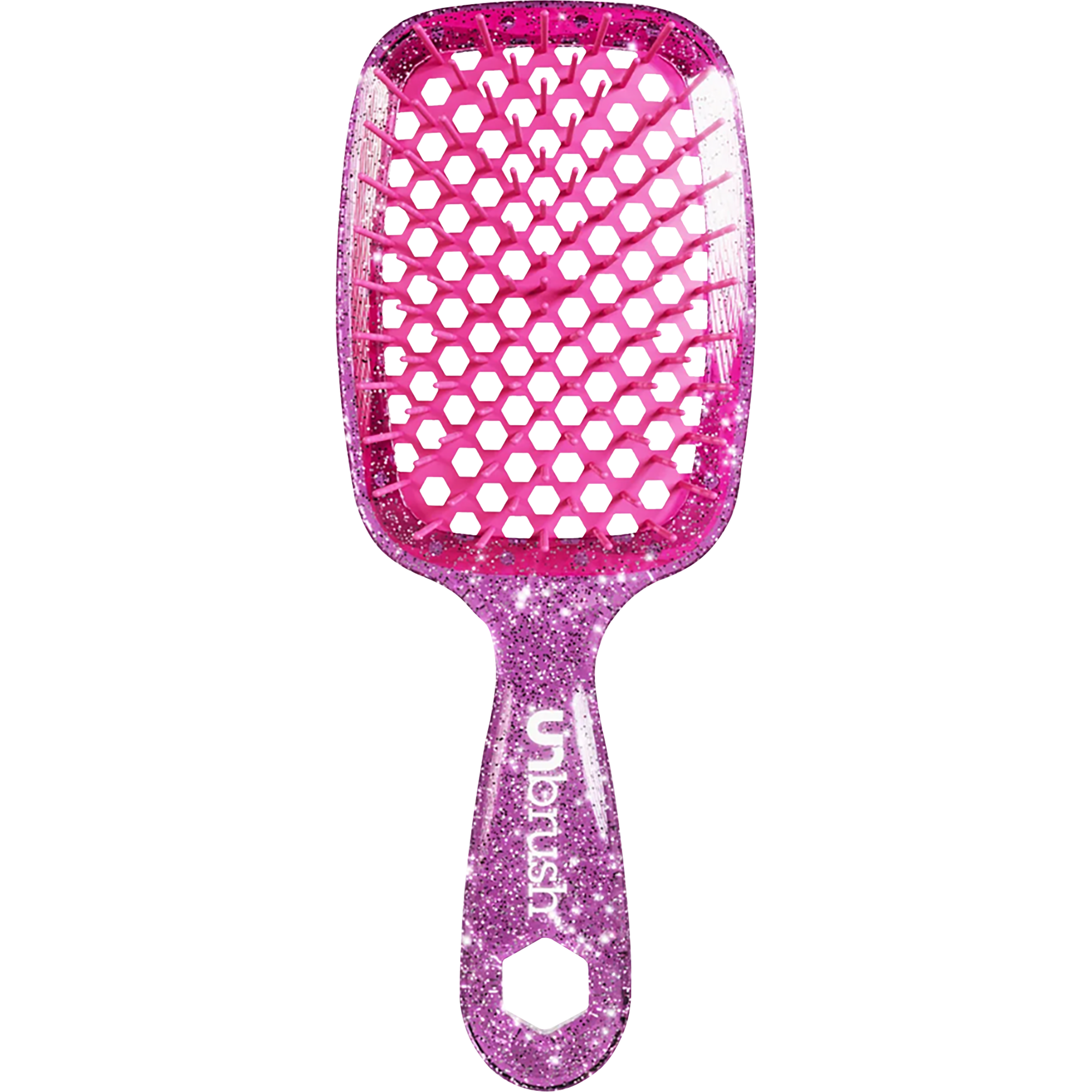 UNbrush Detangling Hair Brush Rose Quartz Pink 1 stuk
