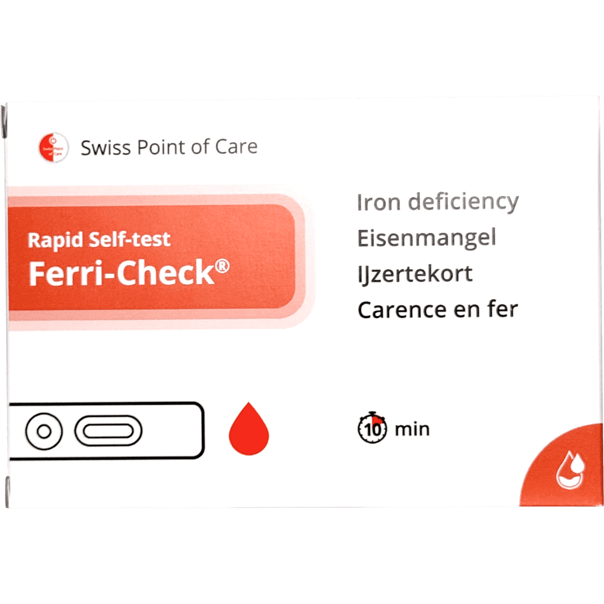 Swiss Point of Care Ferri-Check Zelftest