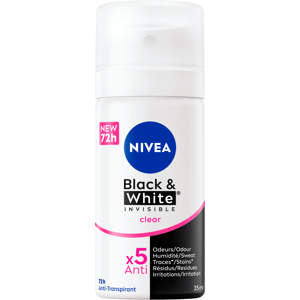 NIVEA Black & White Invisible Deodorant Spray Mini 35 ML