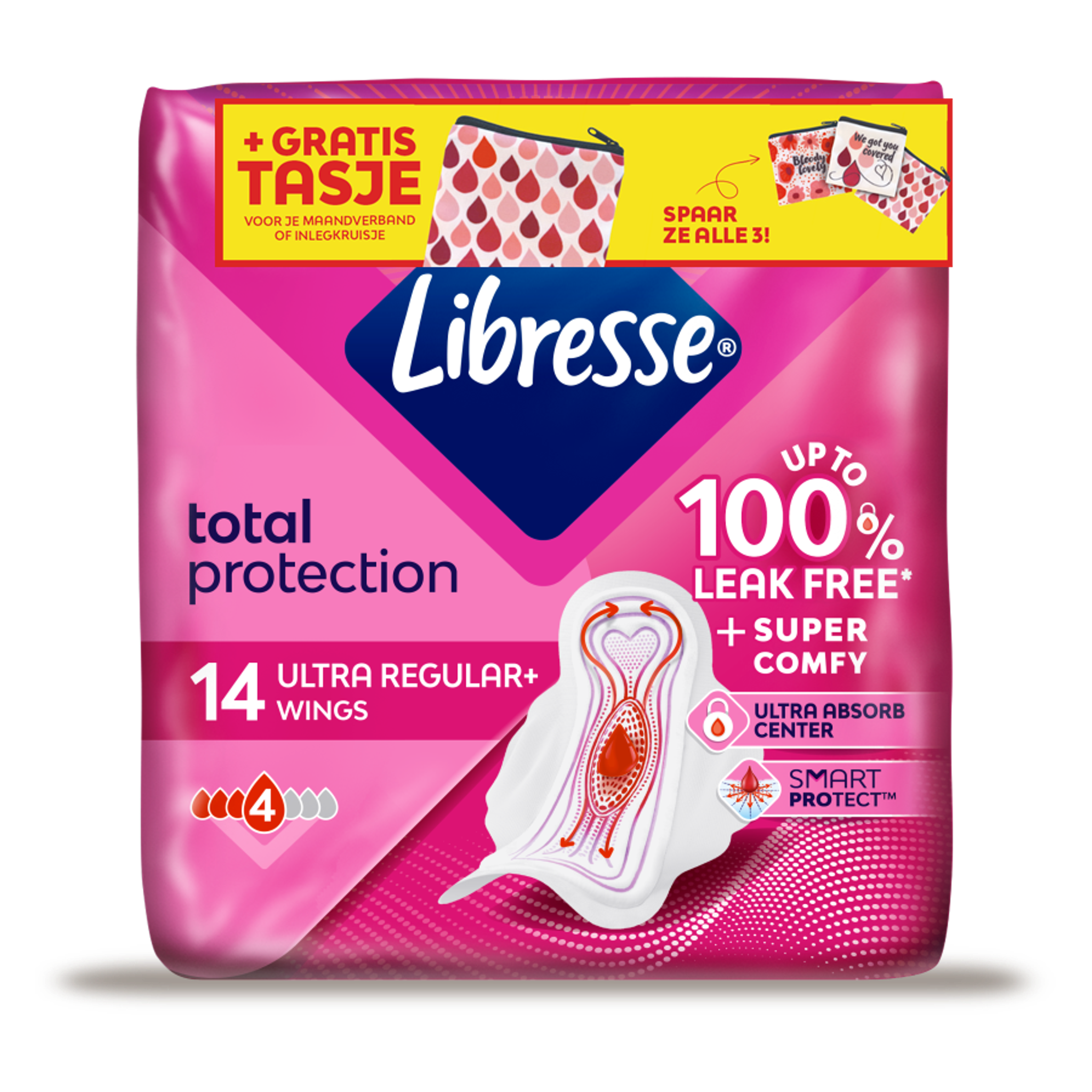 Libresse Ultra Thin Maandverband Normal 14 stuks