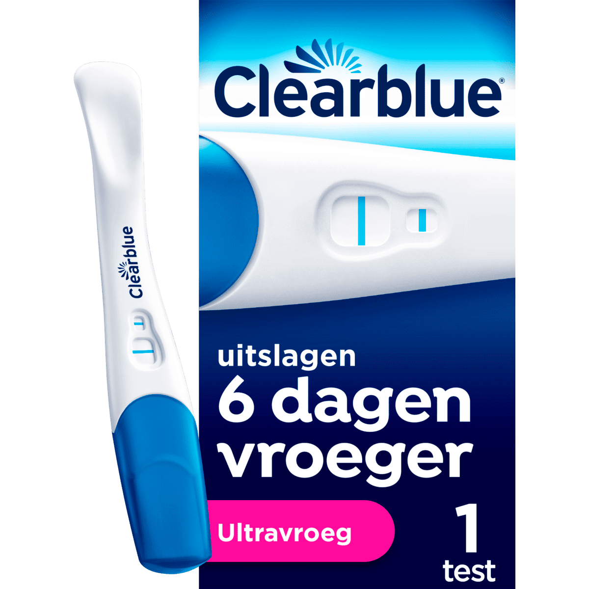 Clearblue Vroege Detectie Zwangerschapstest 1 stuk