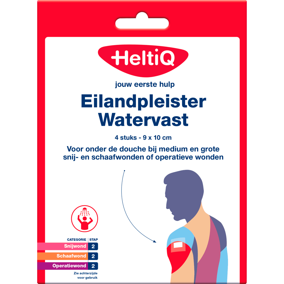 Heltiq Watervaste Eilandpleister 9x10cm