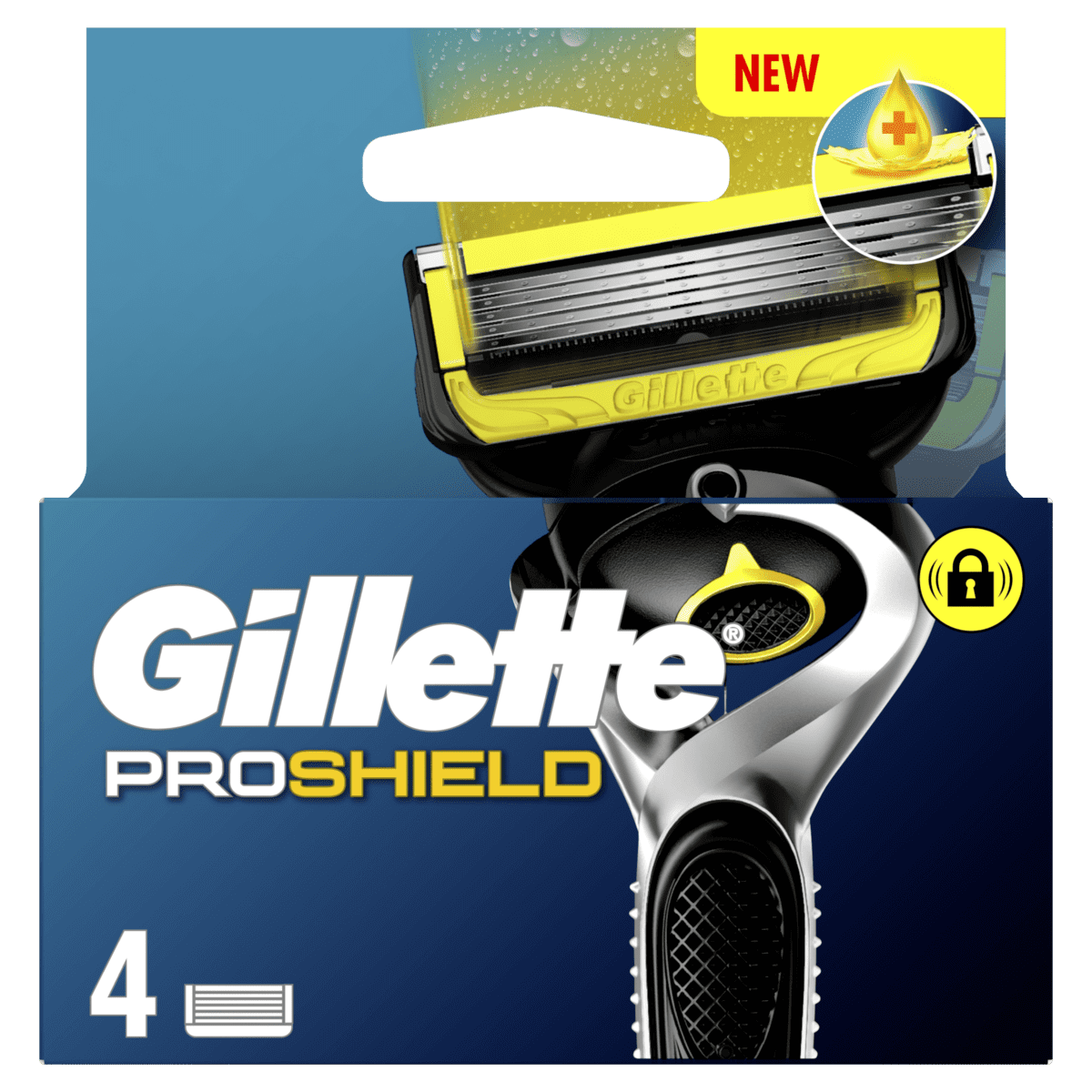 Gillette ProShield Navulmesjes 4 stuks