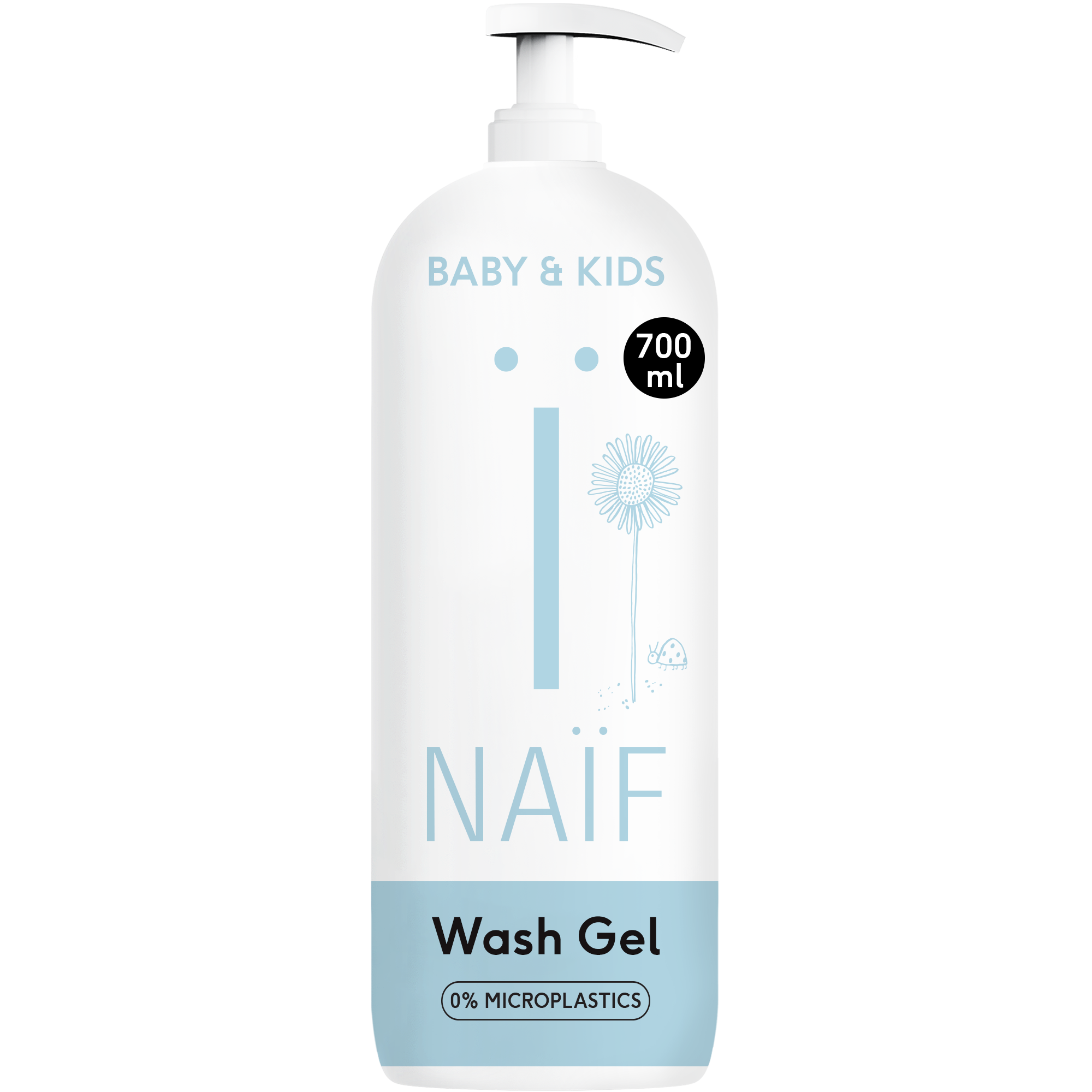 Naïf Baby & Kids Reinigende Wasgel 700 ML