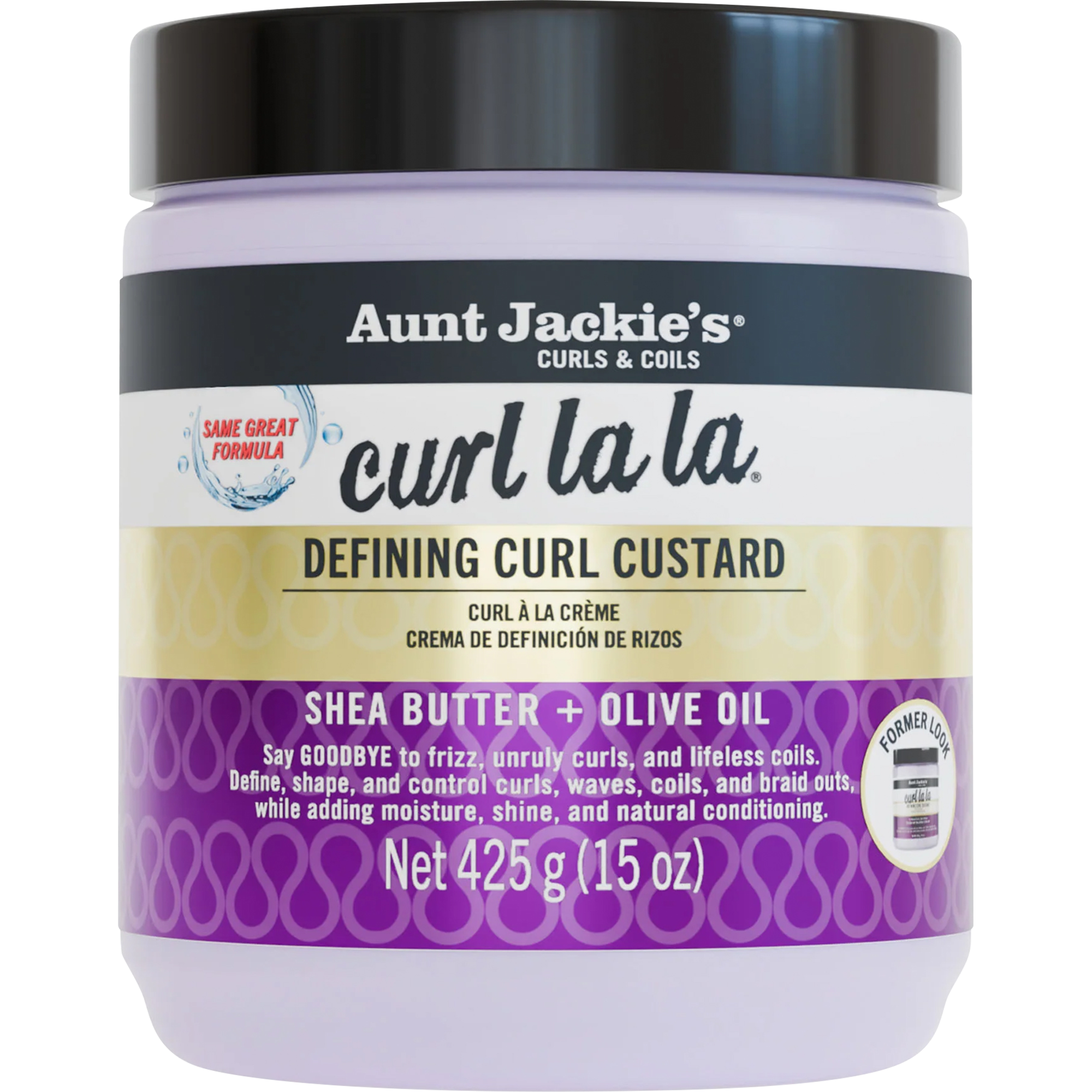 Aunt Jackie's Curls and Coils Curl La La Custard 426 GR