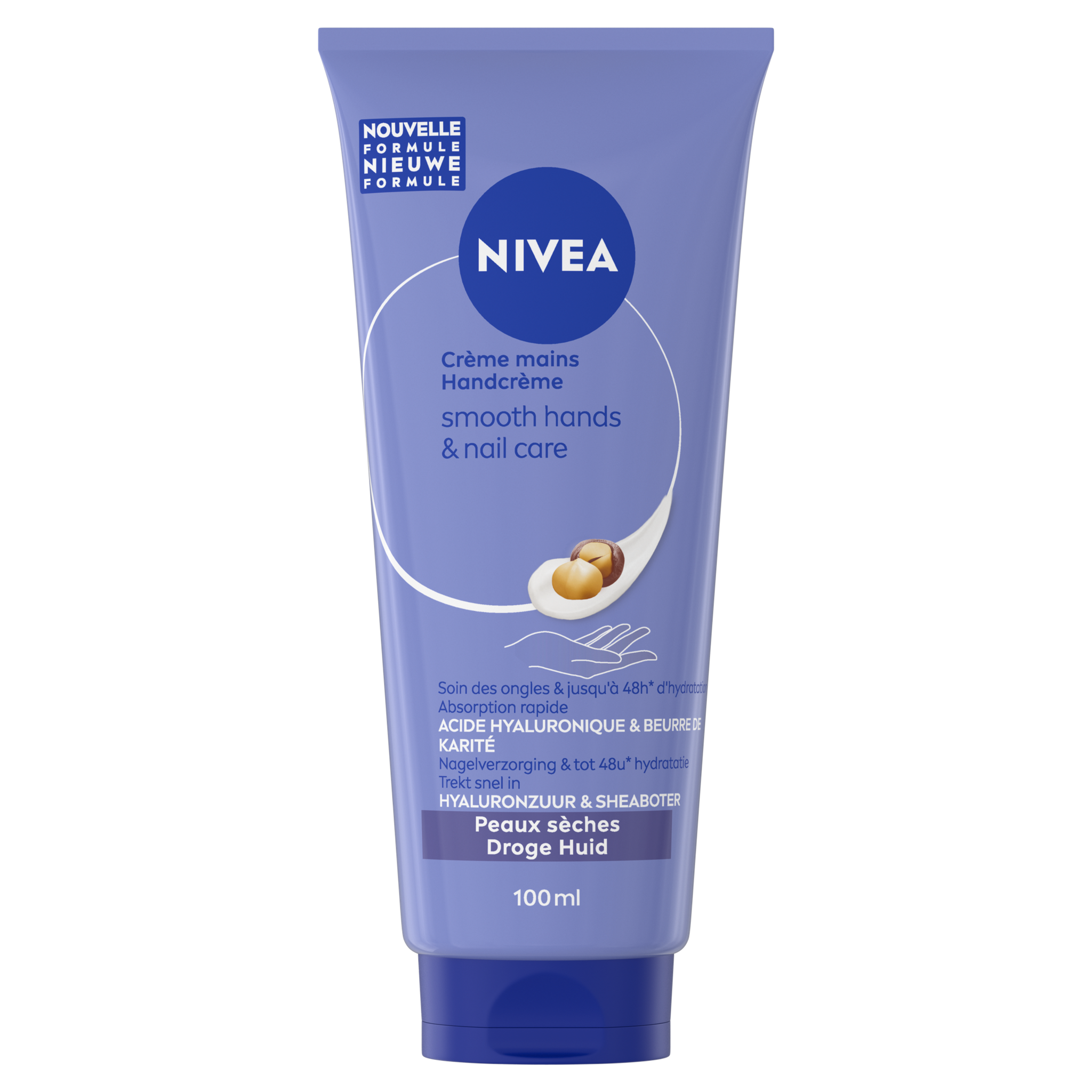NIVEA Smooth Hands & Nail Care Handcrème 100 ML