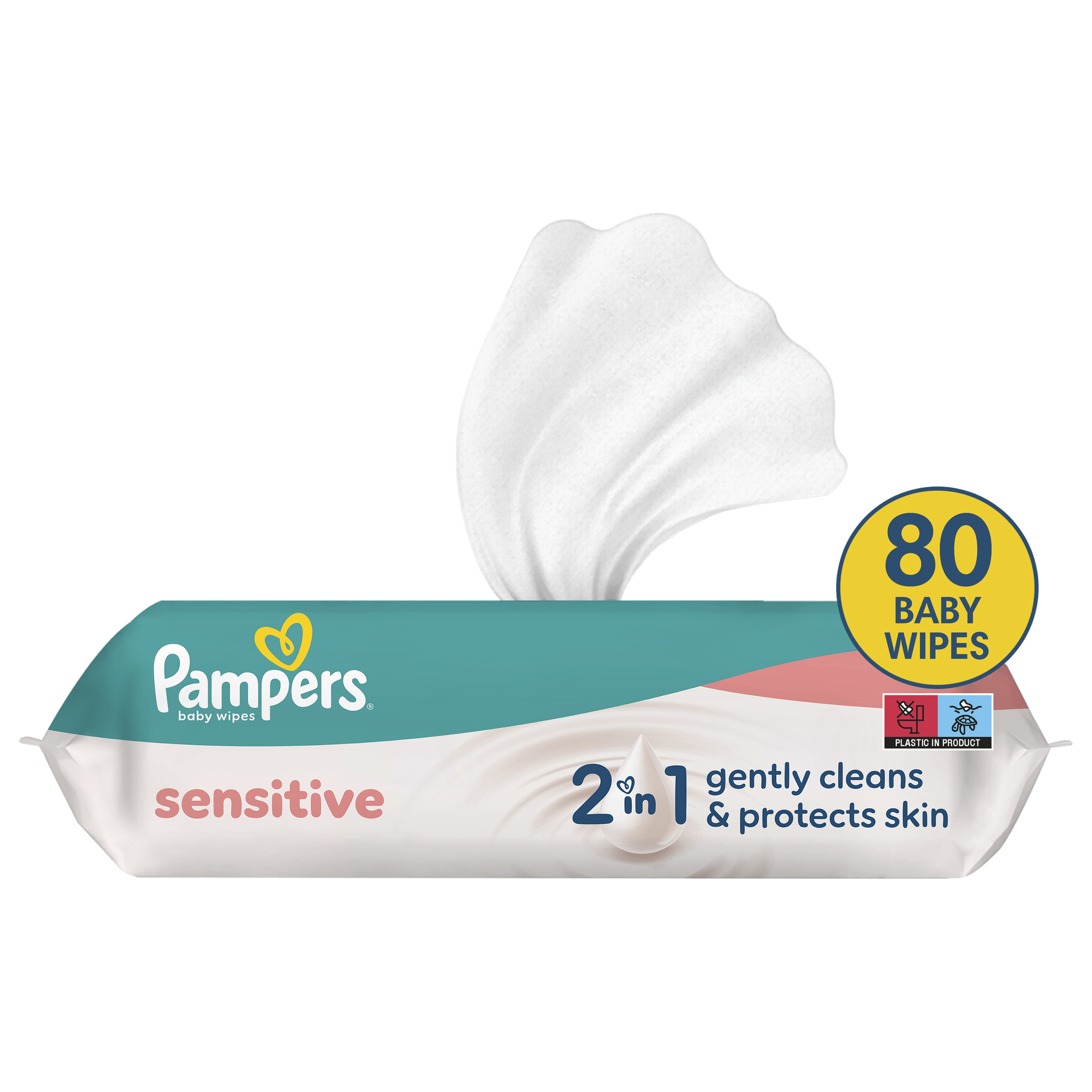 Pampers Sensitive Billendoekjes 80 stuks