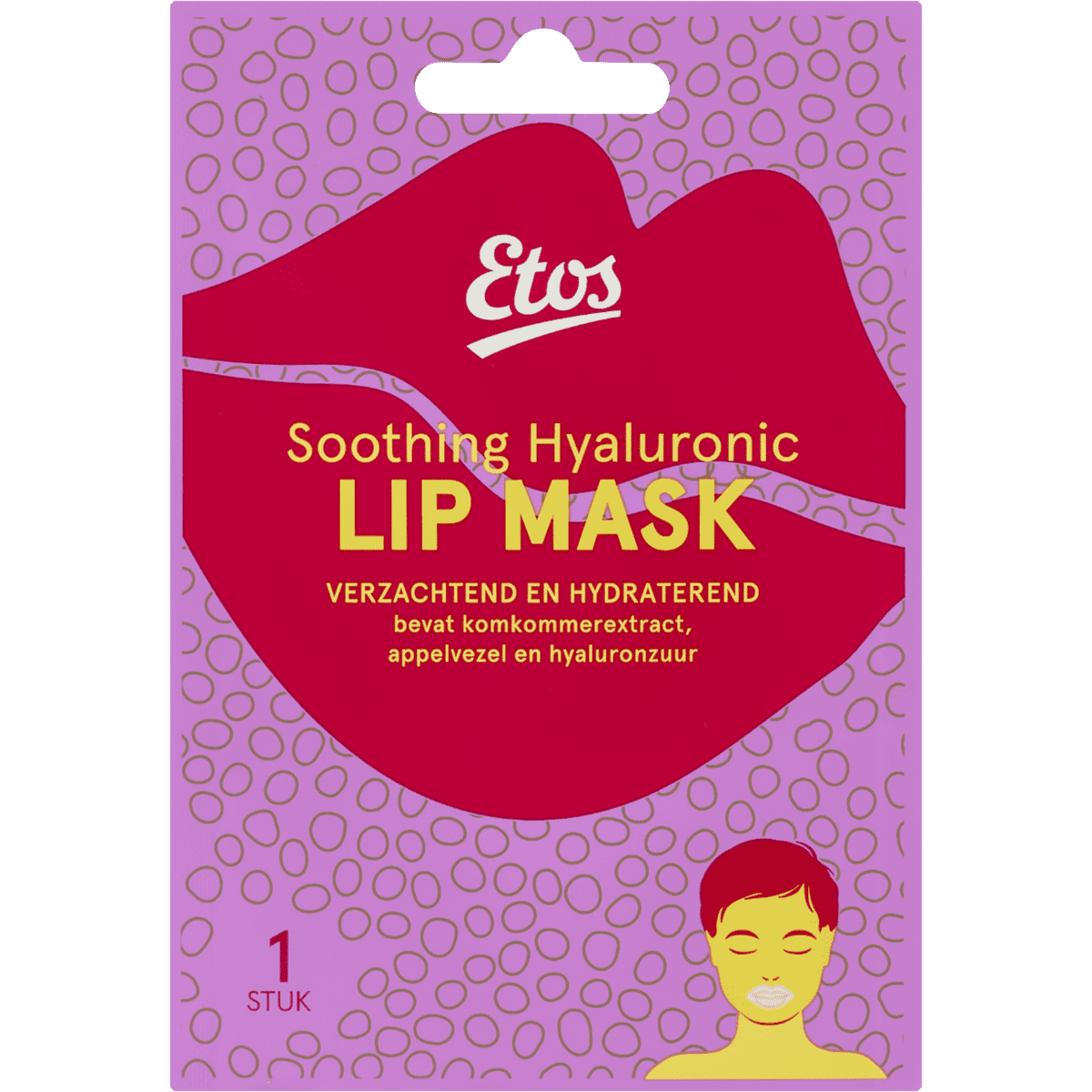 Etos Soothing Hyaluronic Lip Mask 1 stuk