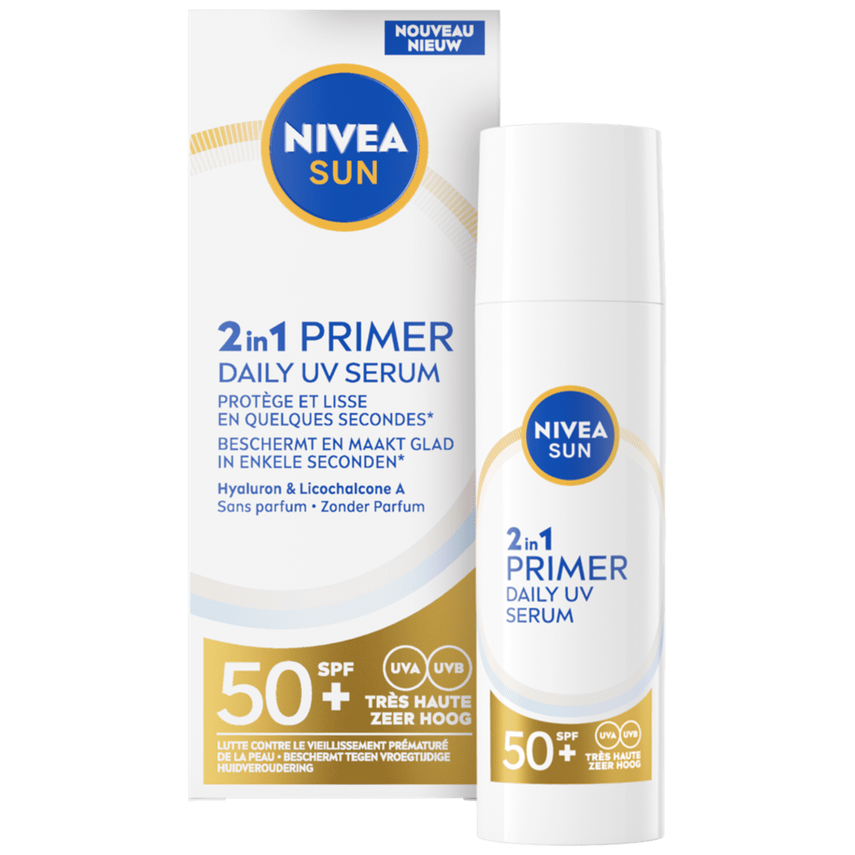 NIVEA SUN UV Face 2in1 Primer Serum SPF 50+ 30 ML