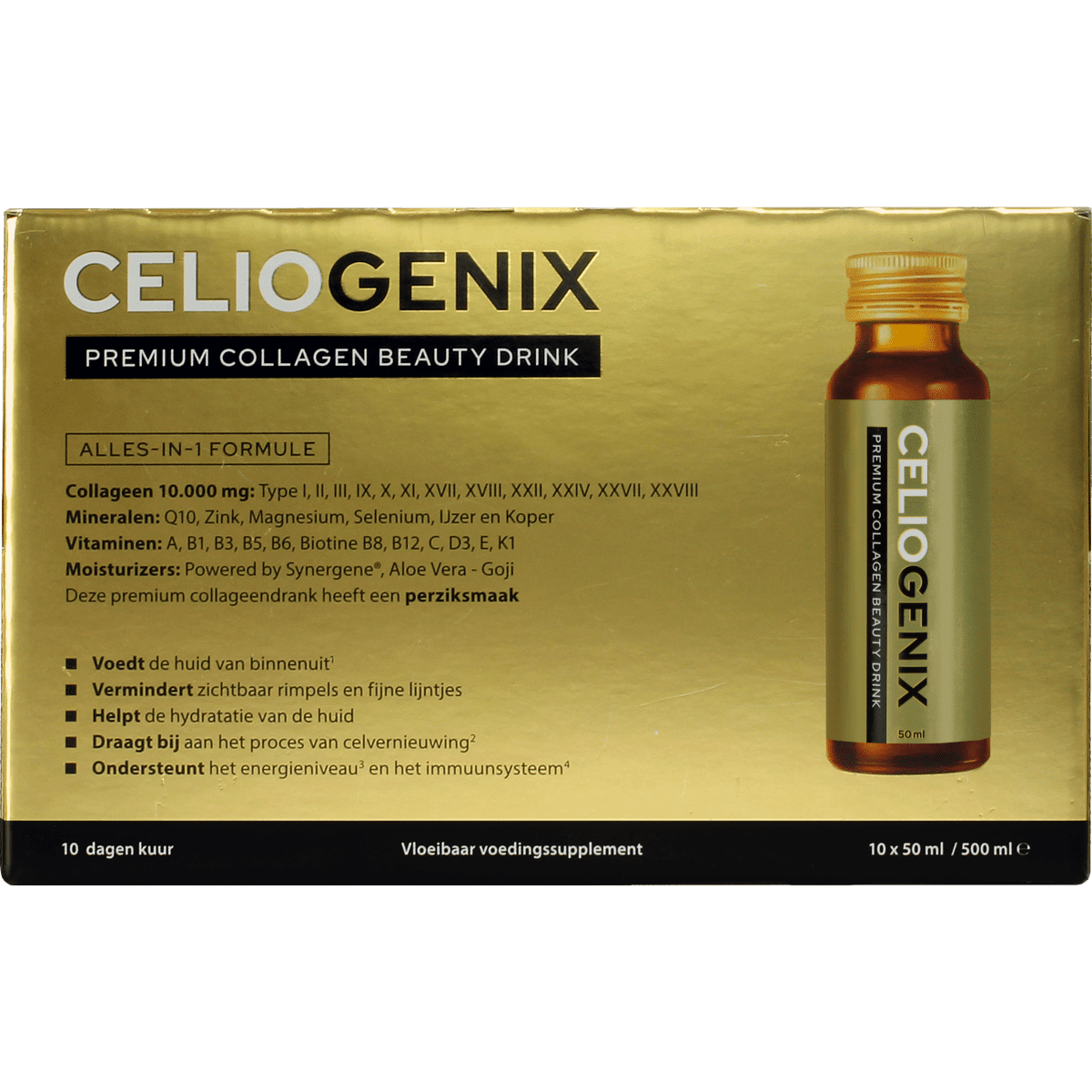 CelioGenix Premium Collagen Beauty Drink 10 stuks