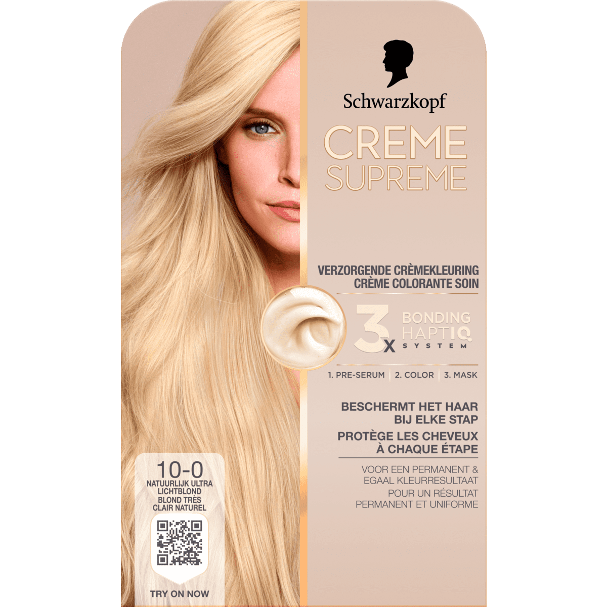 Schwarzkopf Creme Supreme Haarkleuring 10-0 Natuurlijk Extra Lichtblond