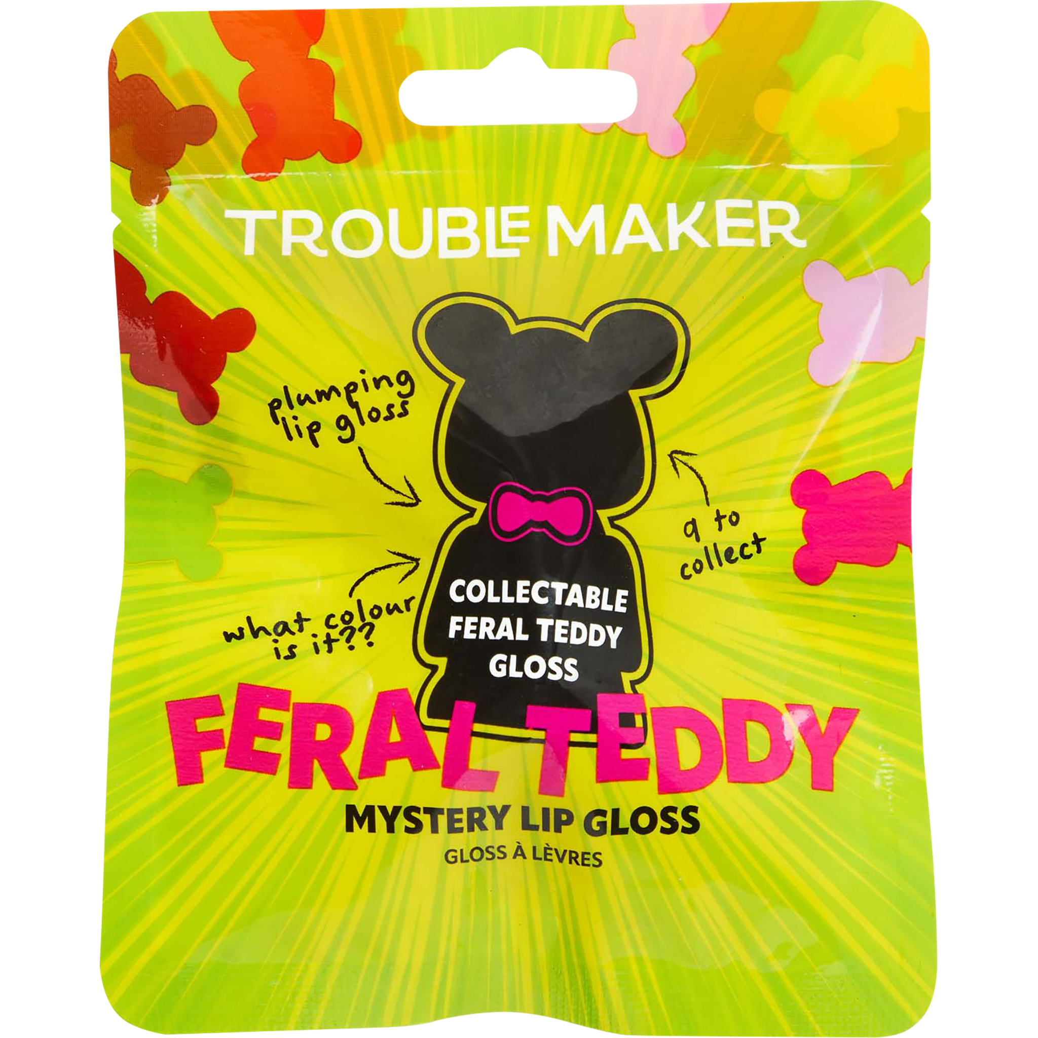 Trouble Maker Feral Teddy Mystery Plumping Lip Gloss