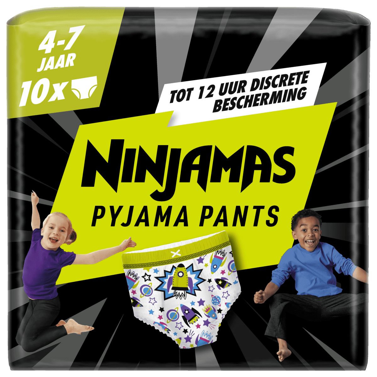 Ninjamas Pyjama Pants Jongen Maat 7 4-7 Jaar 10 stuks