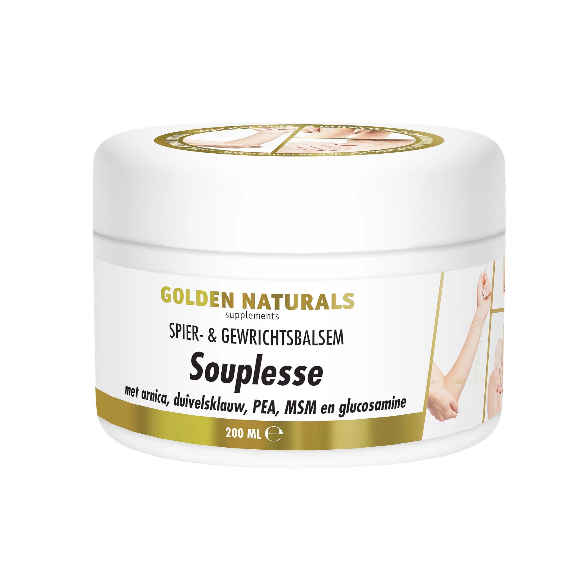 Golden Naturals Souplesse Spier- & Gewrichtsbalsem 200 ML
