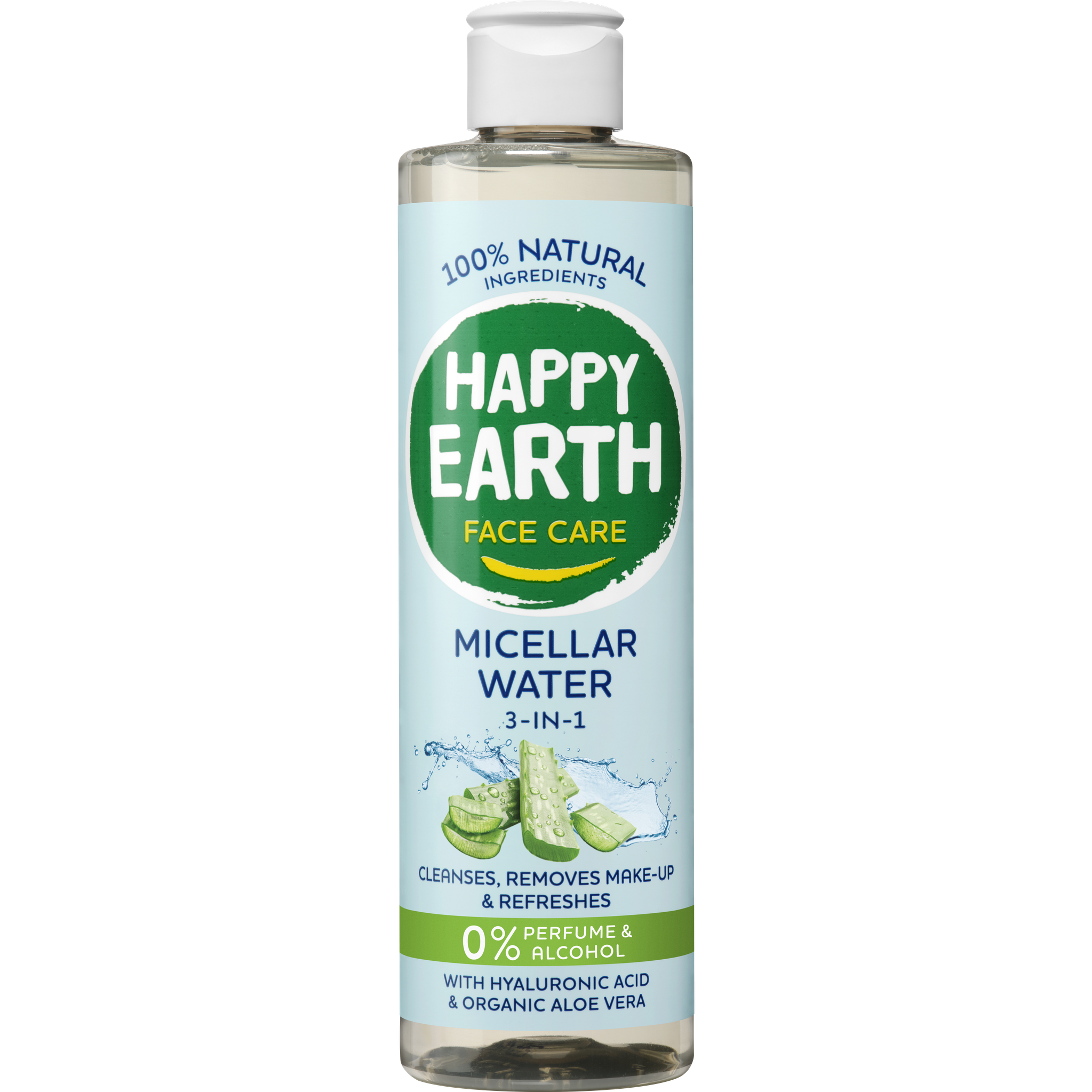 Happy Earth 100% Natuurlijke Face Care Micellair Water 3-In-1 300 ML