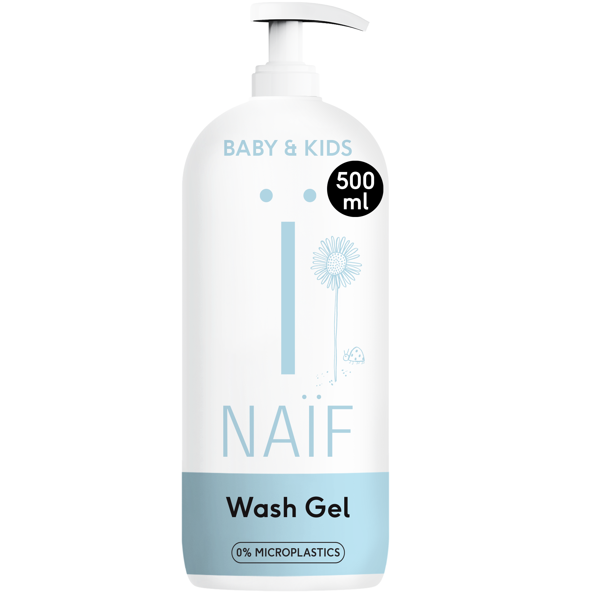 Naïf Baby & Kids Reinigende Wasgel 500 ML