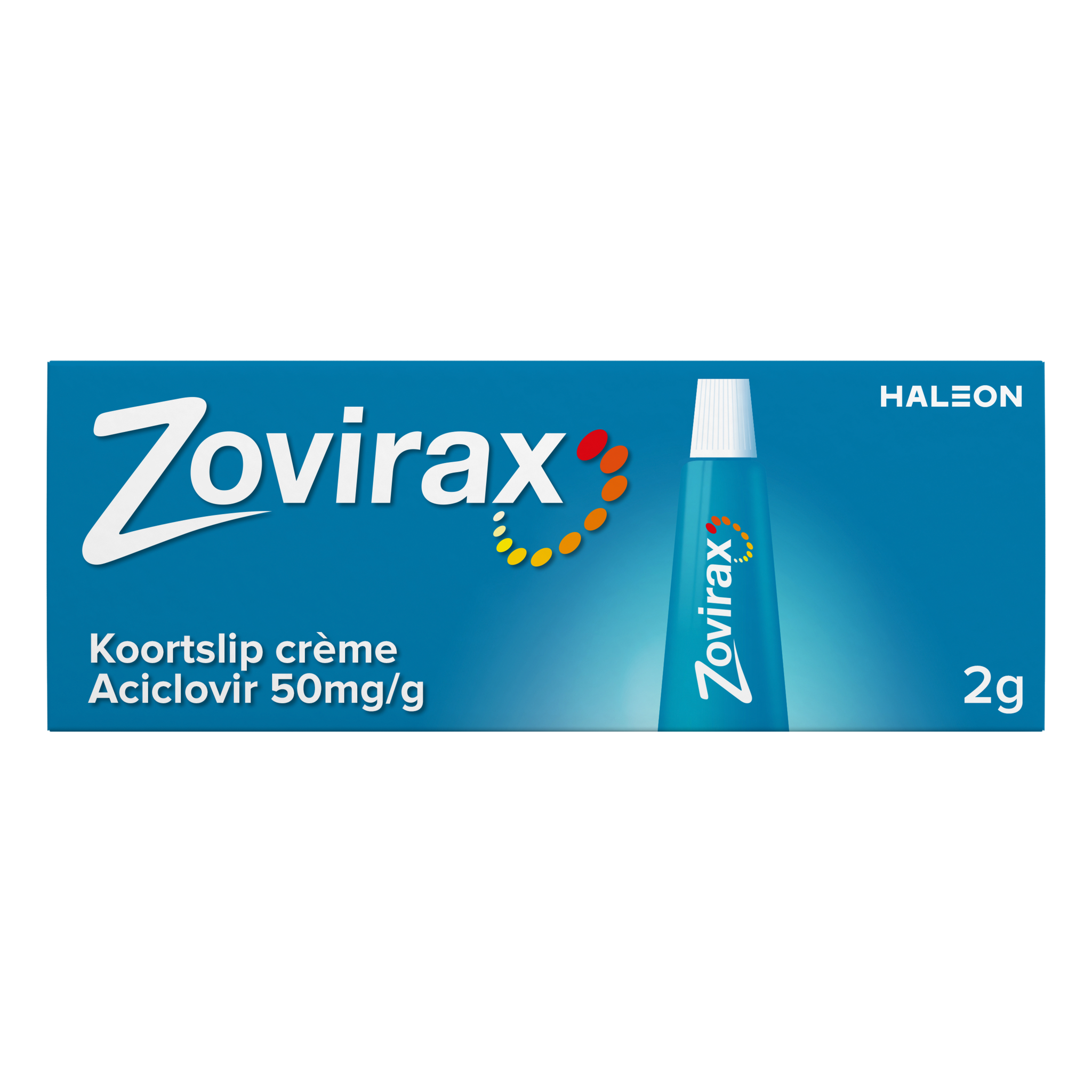 Zovirax Koortslip Creme 50 mg/g - tube 2 gram