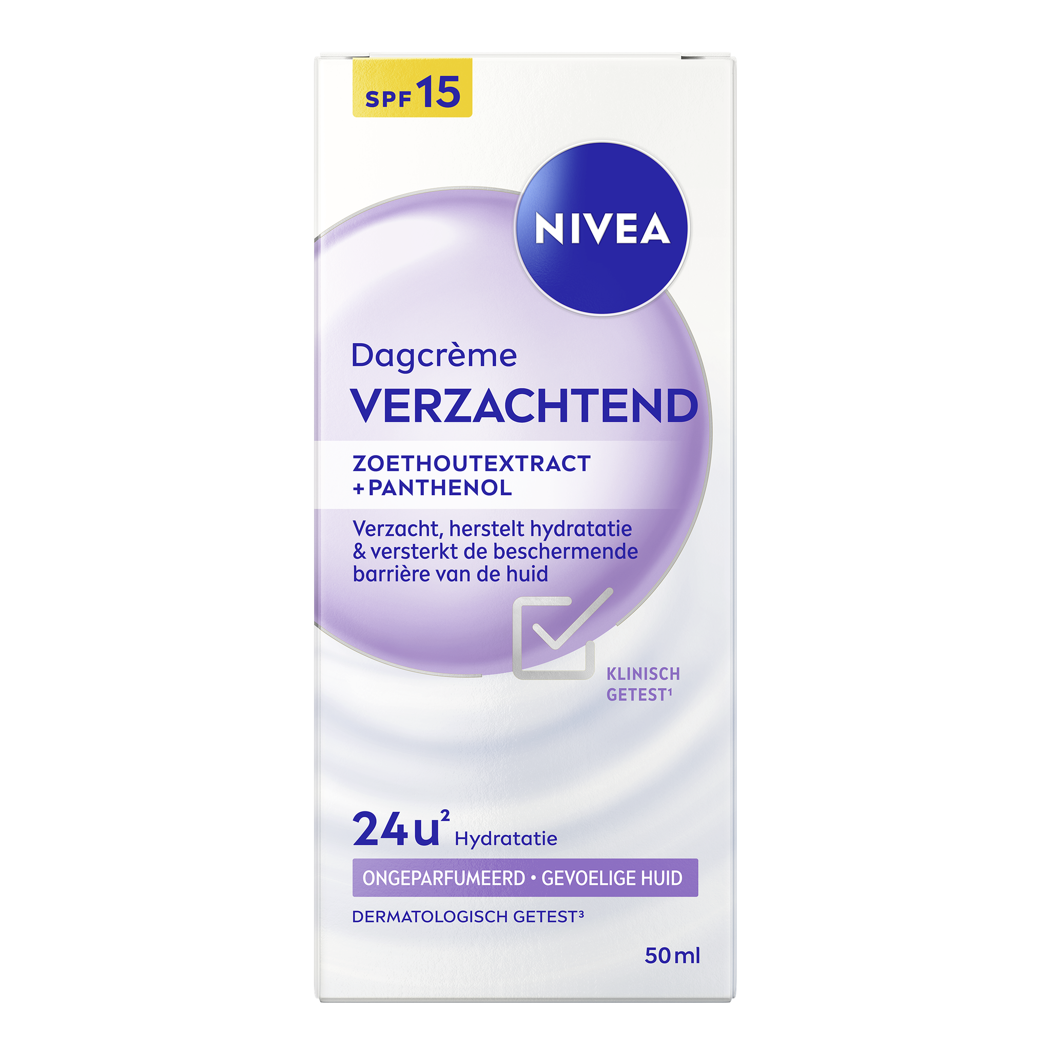 NIVEA Essentials Dagcrème +24H Sensitive SPF15 50 ML