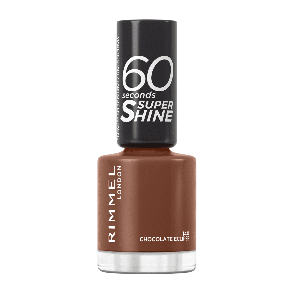 Rimmel London 60 Seconds SuperShine Nagellak 140 Chocolate Eclipse 8 ML