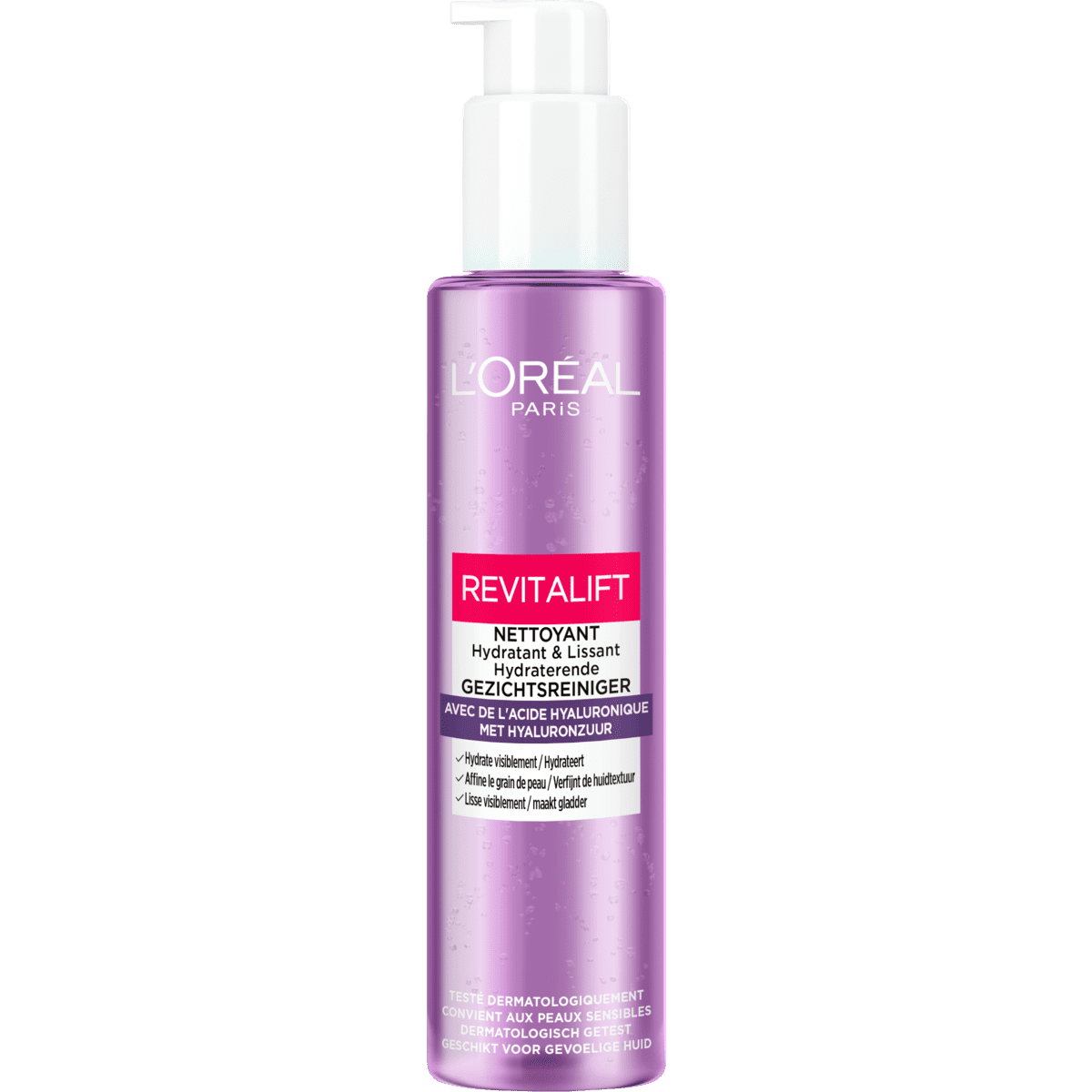 L'Oréal Paris Revitalift Filler Reinigingsgel Met Hyaluronzuur 150 ML