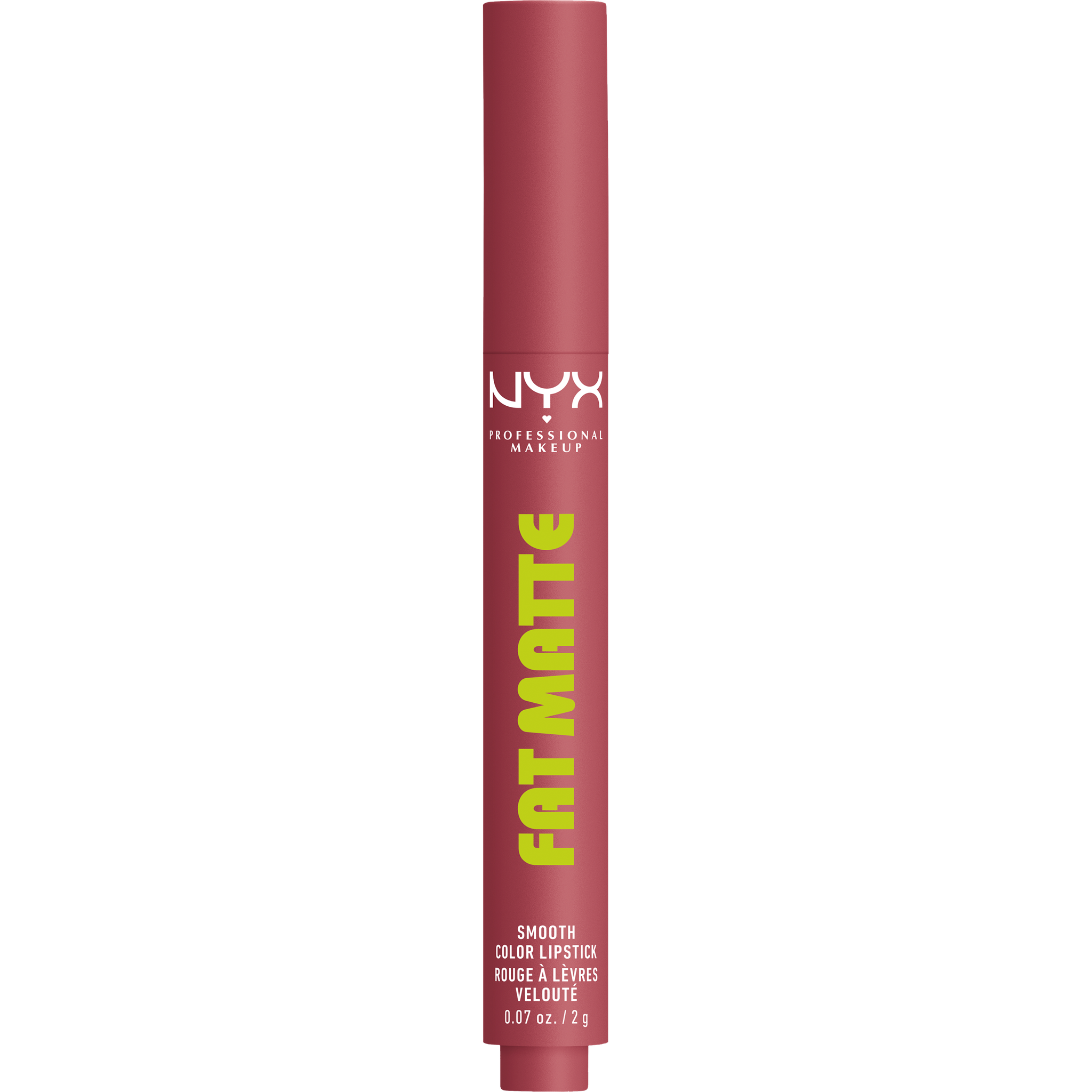 NYX Professional Make Up Fat Matte Lipstick 12 Blush Blanket Paars