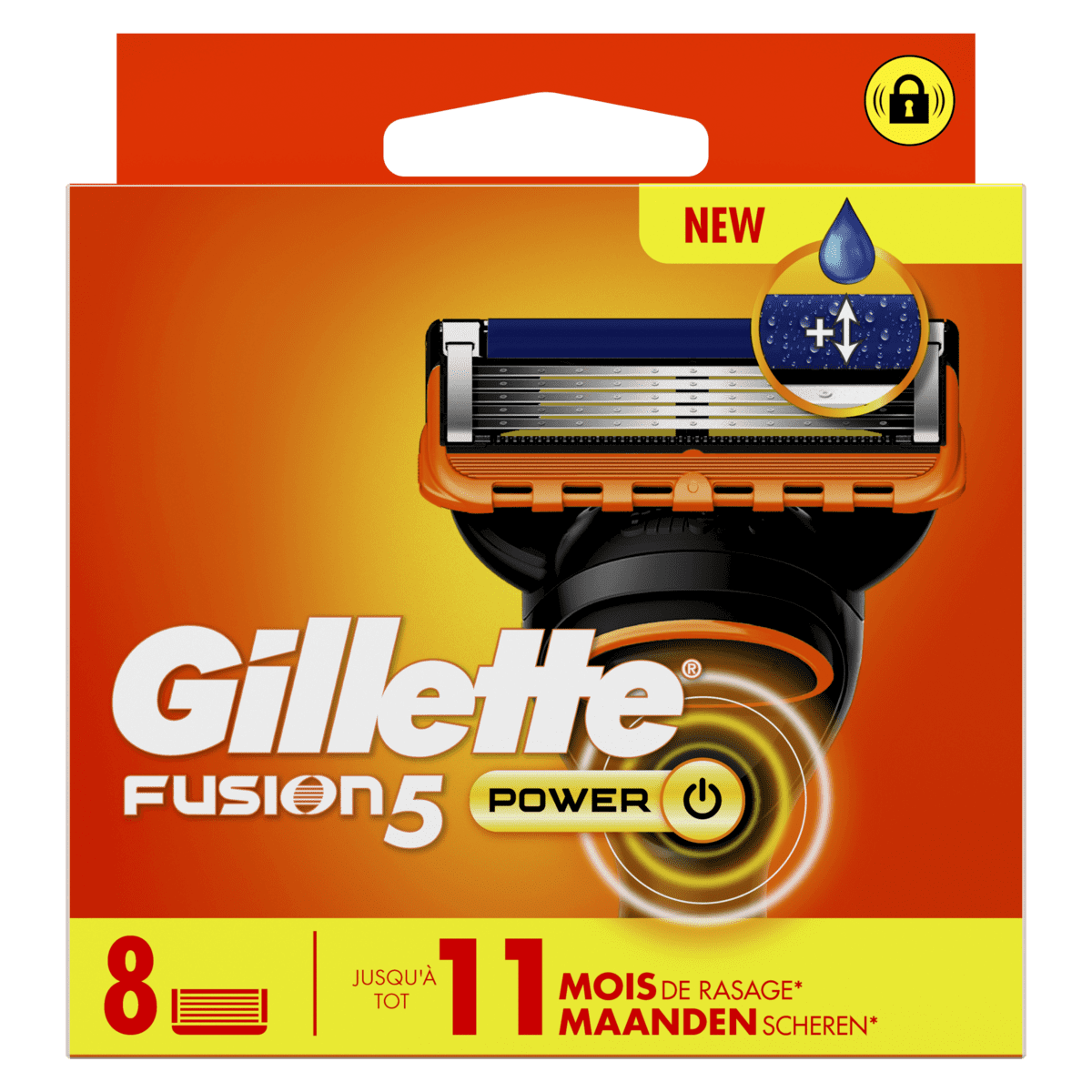 Gillette Fusion5 Power Navulmesjes 8 stuks