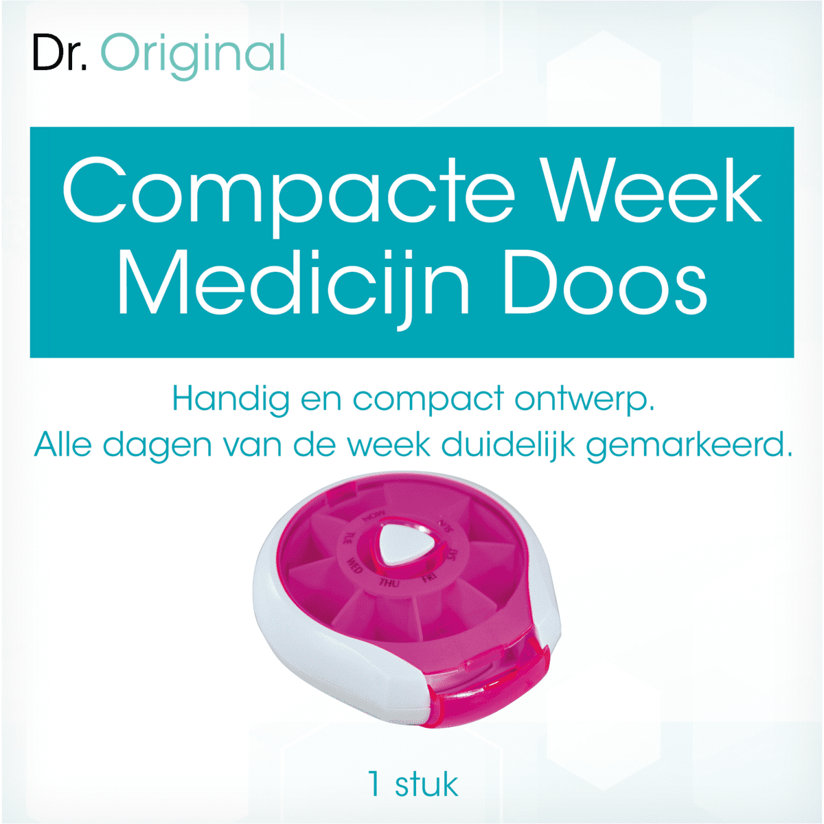 Gepland favoriete Ik denk dat ik ziek ben Dr. Original Compacte Week Medicijn Doos 1 EA | Etos