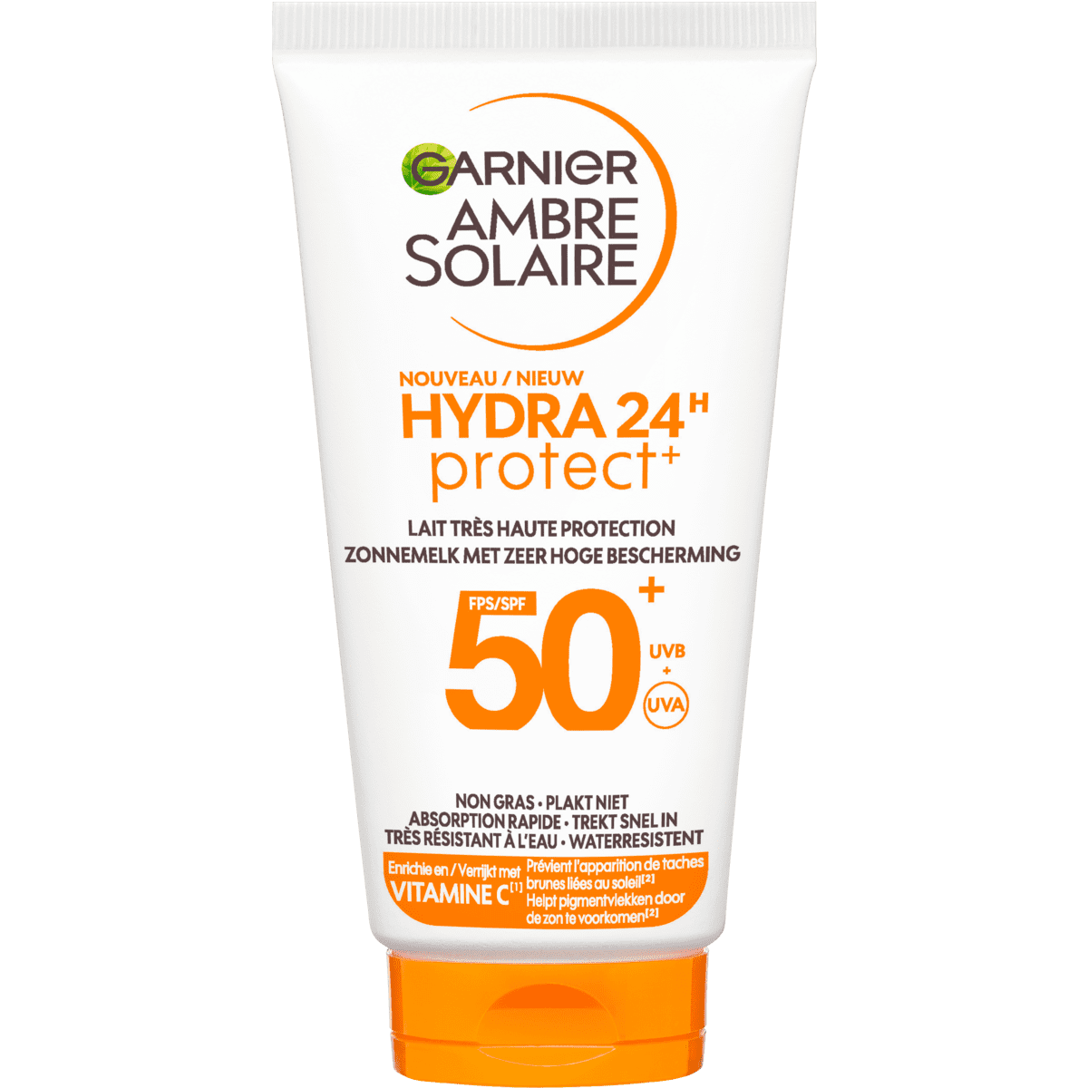 Garnier Ambre Solaire Hydra 24H Protect Lotion Zonnebrandcrème SPF50 50 ML Reisformaat Waterresistent