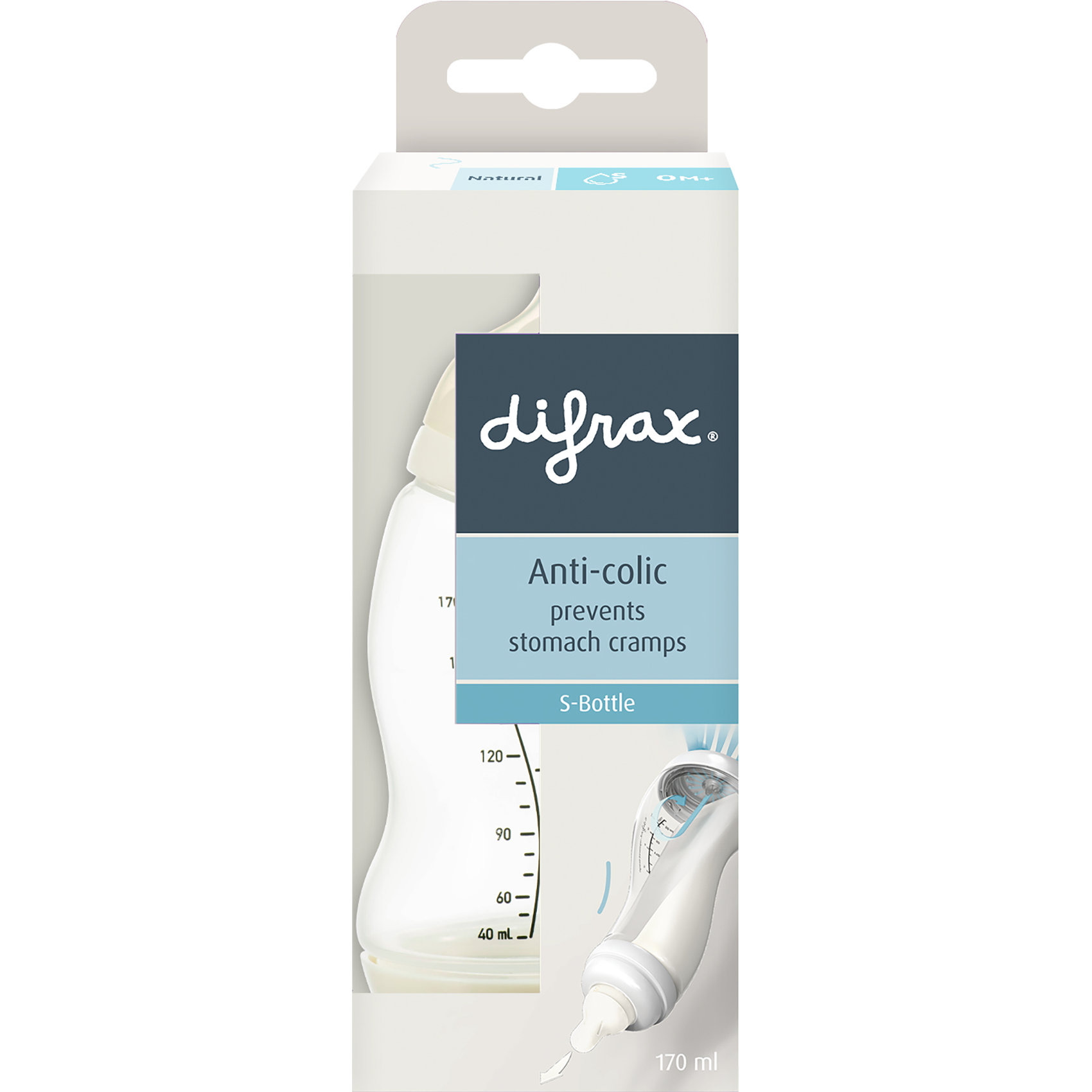 Difrax S-Fles Natural Ivory 170 ML