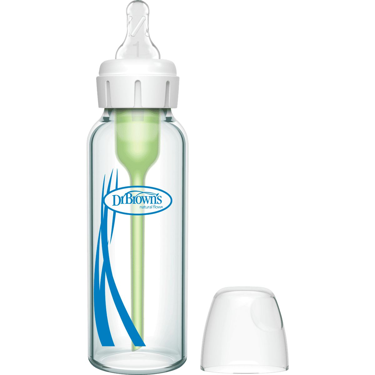 Dr. Brown’s Options+ Anti-Colic Smalle Halsfles Glas 250 ML