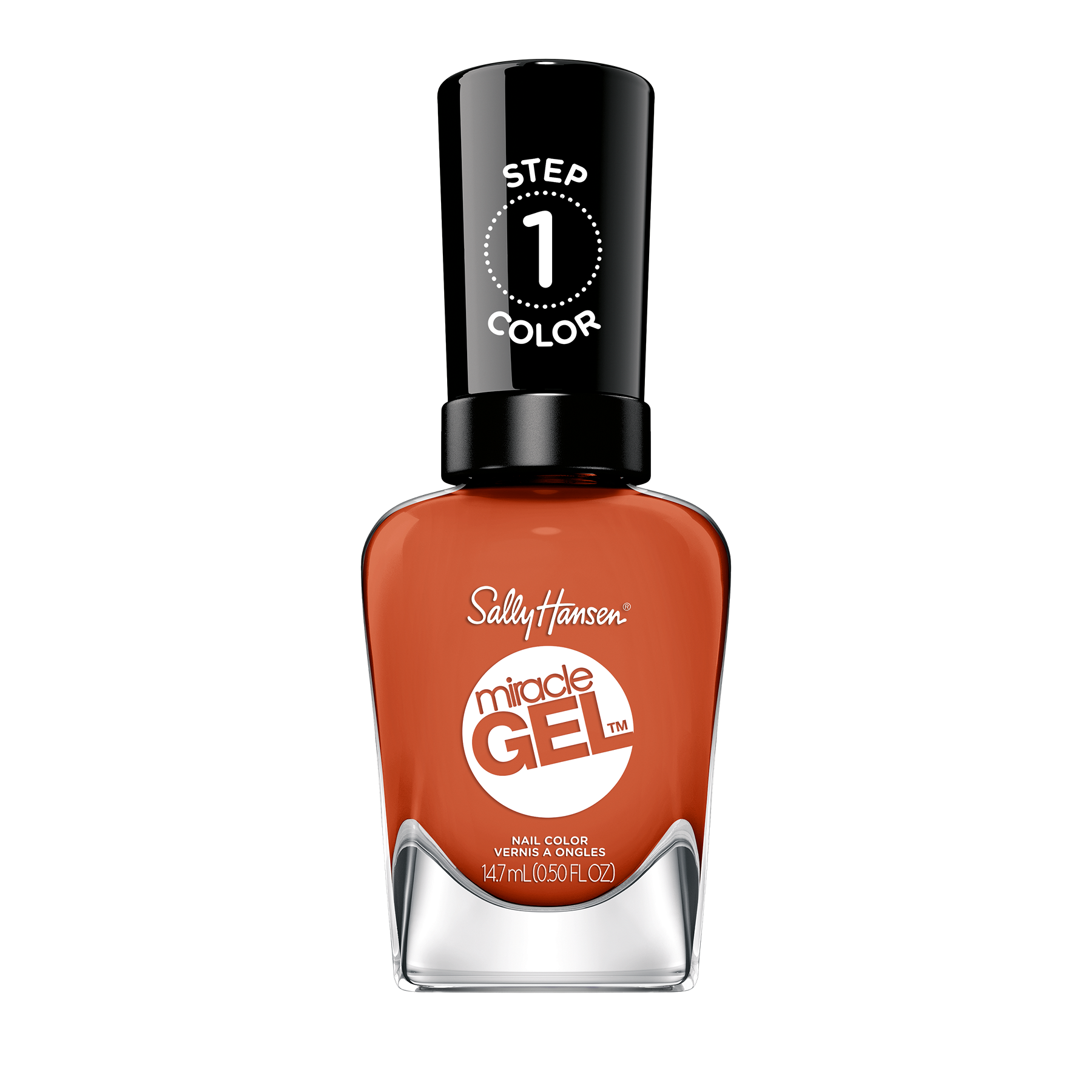 Sally Hansen Miracle Gel Nagellak 388 Lacquer A Hot Minute Oranje 14,7 ML