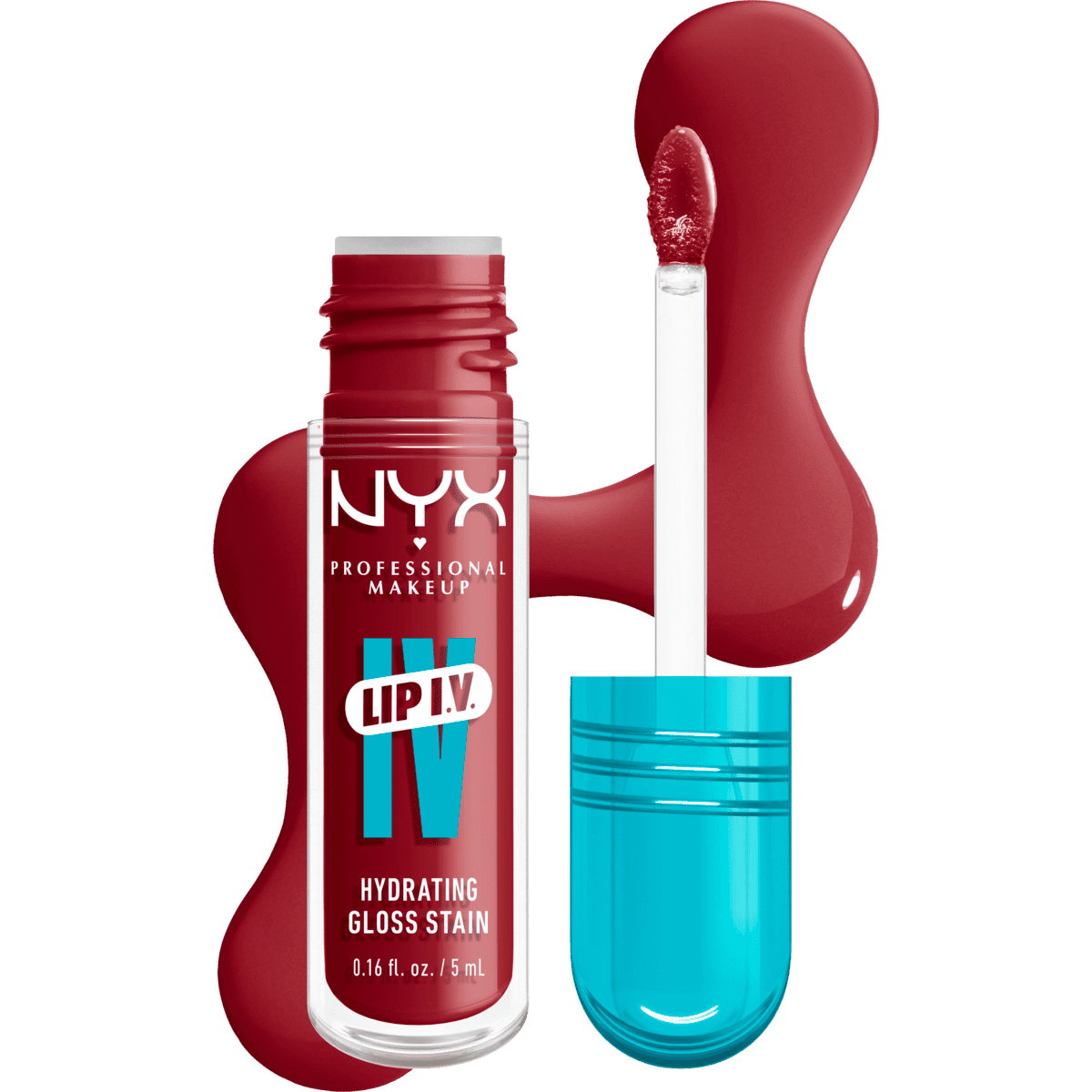 NYX Professional Makeup Lip IV Hydraterende Lipgloss Stain Blush Rush