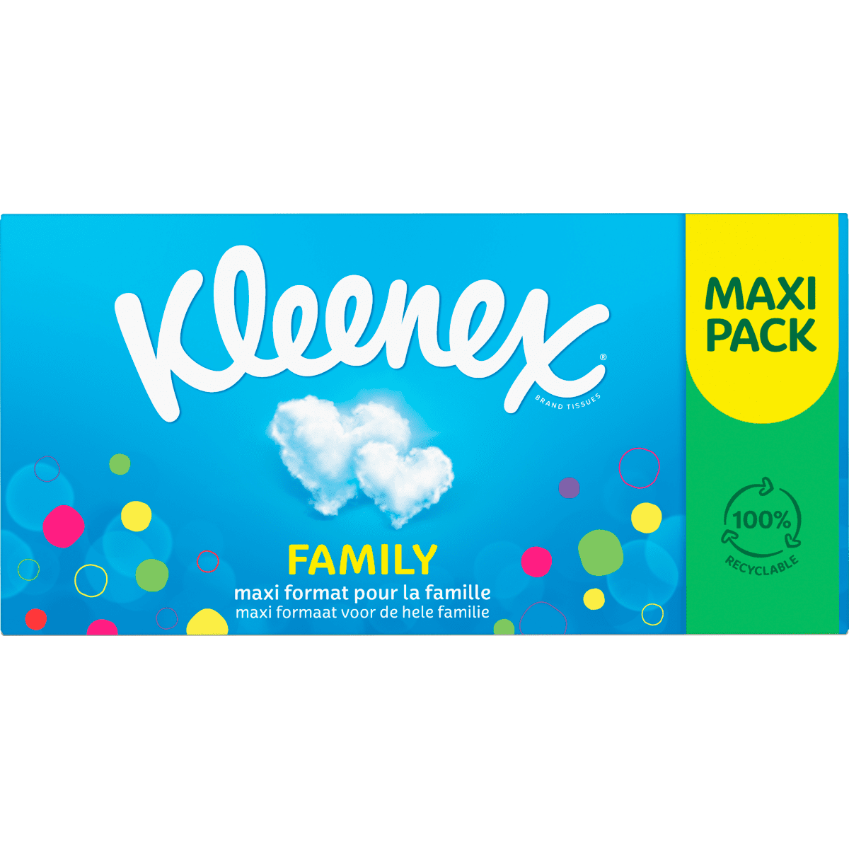 Kleenex Familiy Box Tissues Maxi Pack 128 stuks