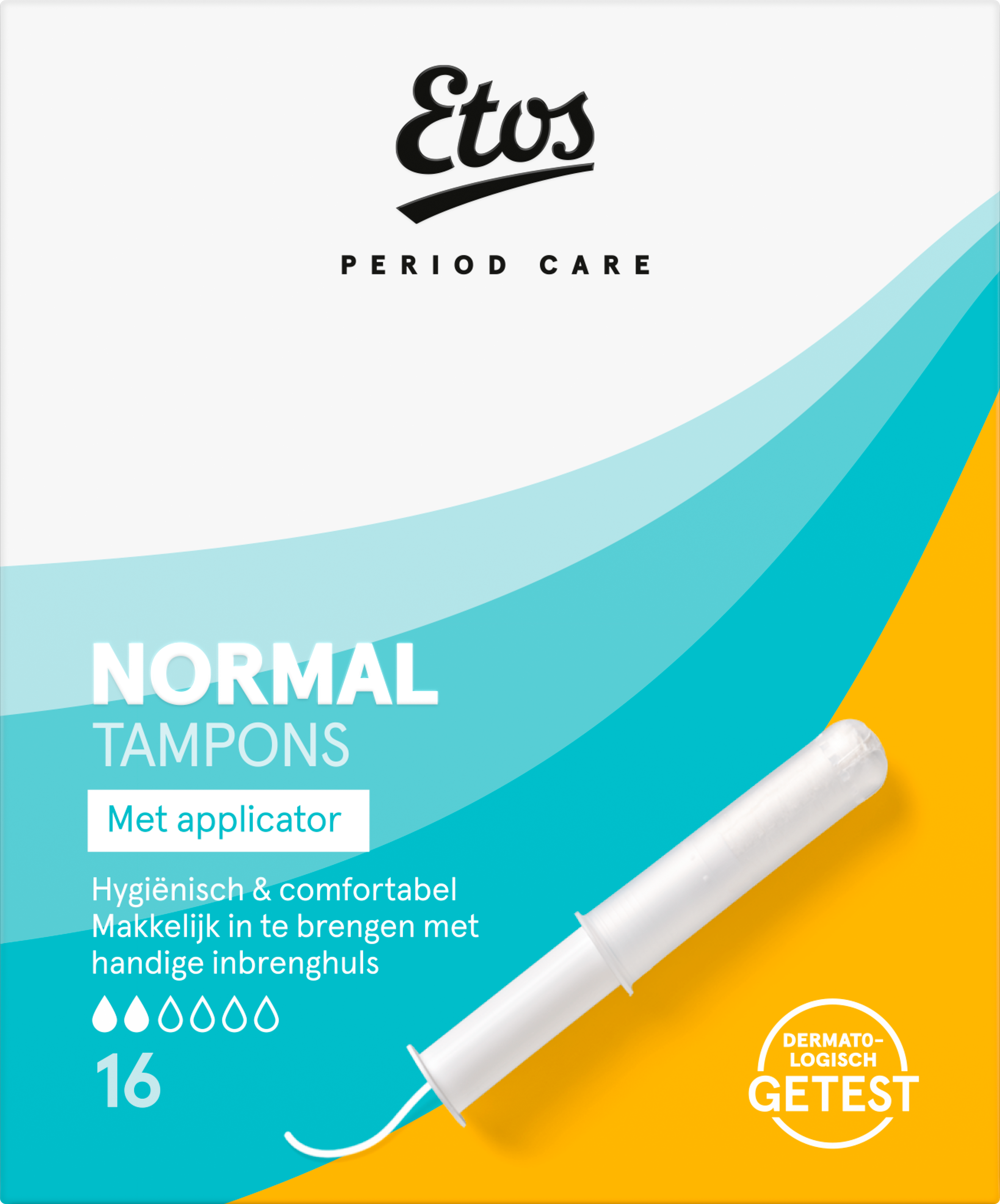 Etos Normal Tampons Met Applicator 16 stuks