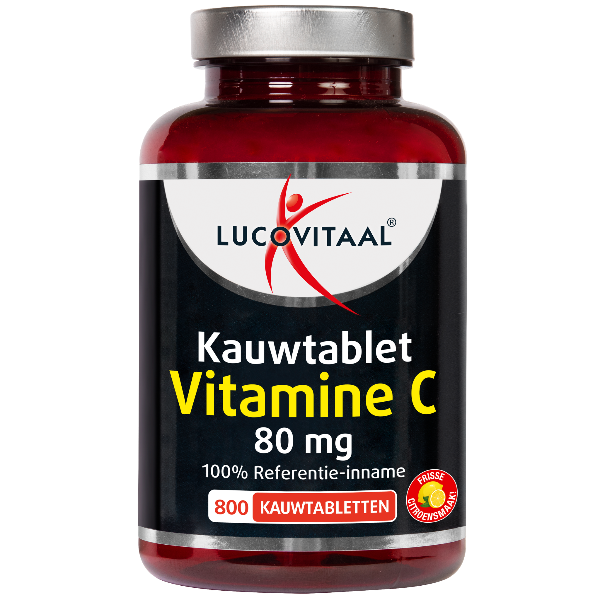 Lucovitaal Vitamine C 80 mg Citroensmaak Kauwtabletten 800 stuks