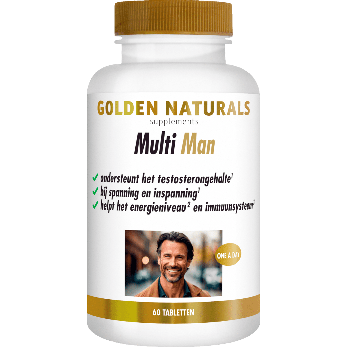 Golden Naturals Multi Man Tabletten 60 stuks