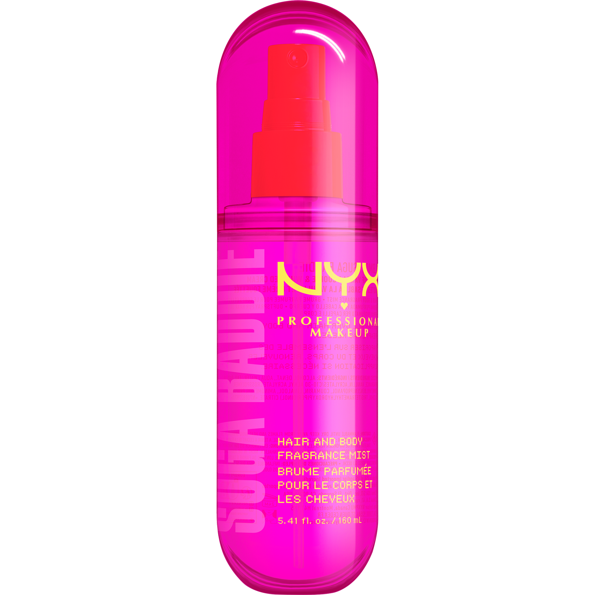 NYX Professional Makeup Hair & Body Fragrance Mist Suga Baddie 160 ML