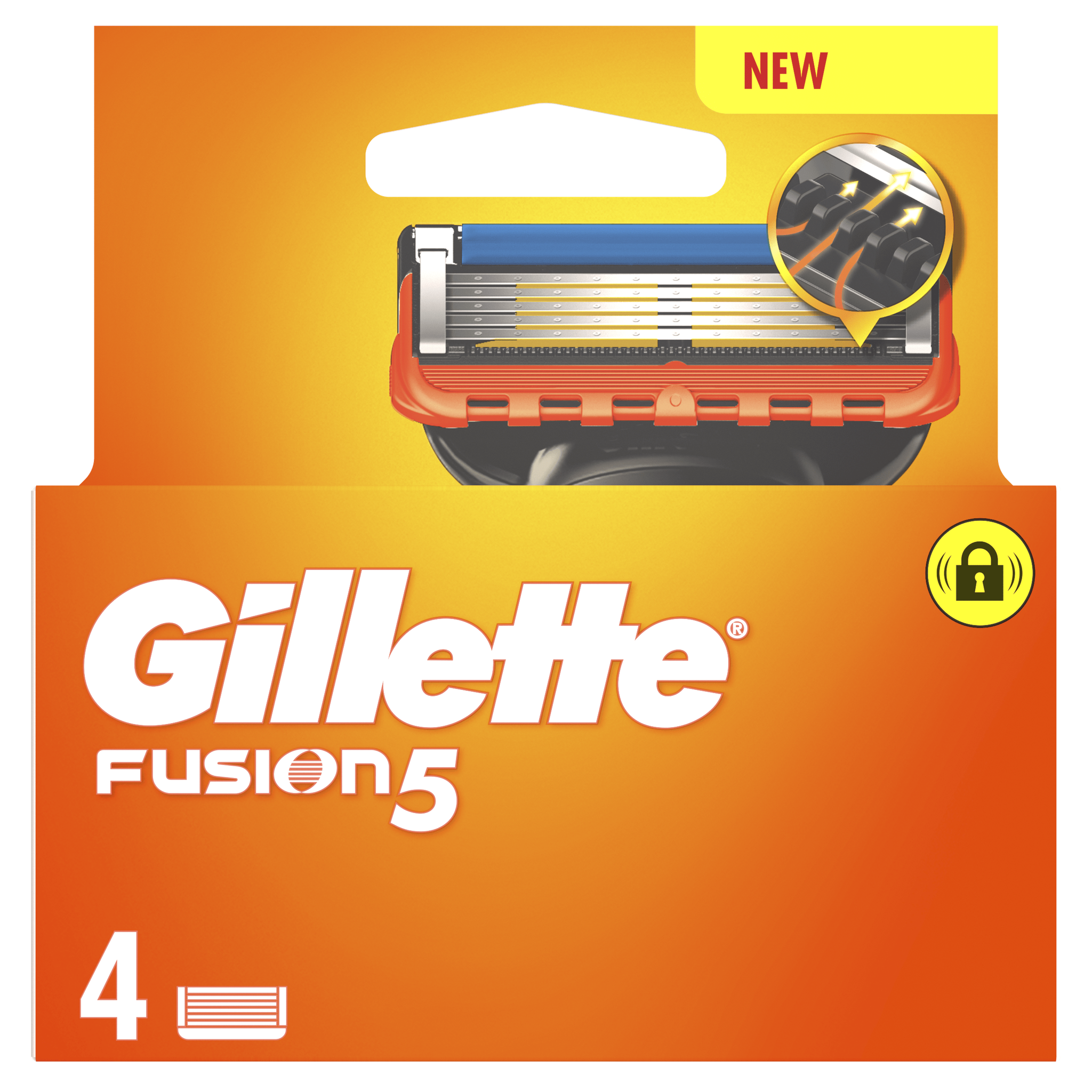 Gillette Fusion5 Navulmesjes 4 stuks