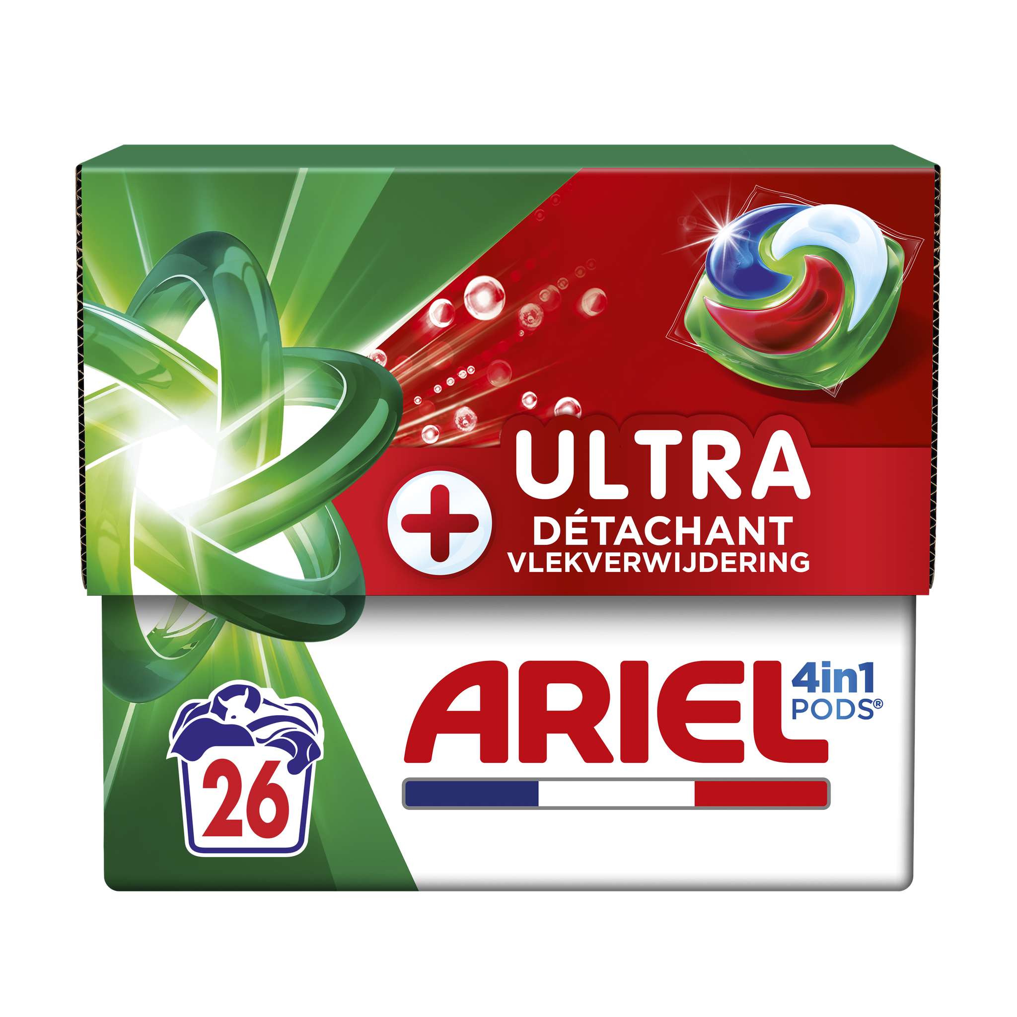 Ariel 4-In-1 Pods Ultra Wasmiddelcapsules 26 Stuks