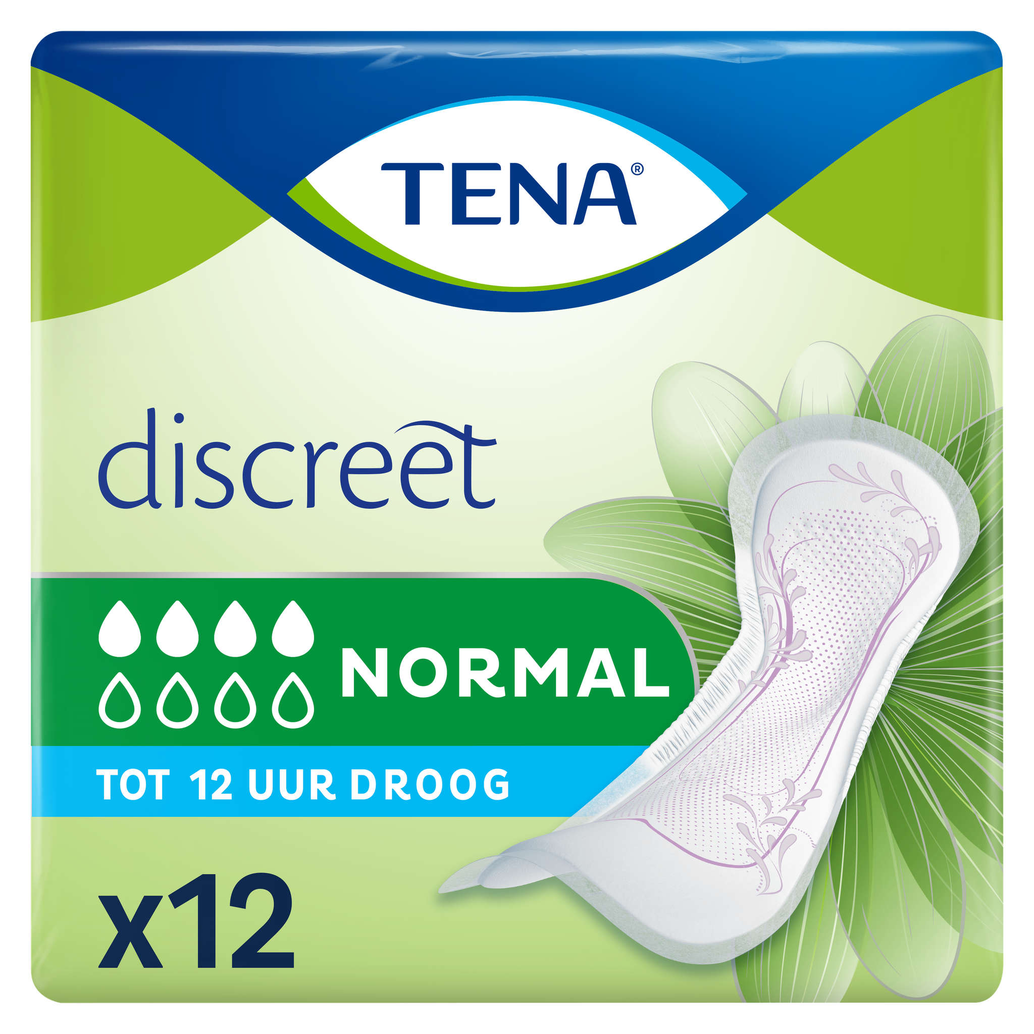 TENA Discreet Normal Incontinentieverband 12 stuks