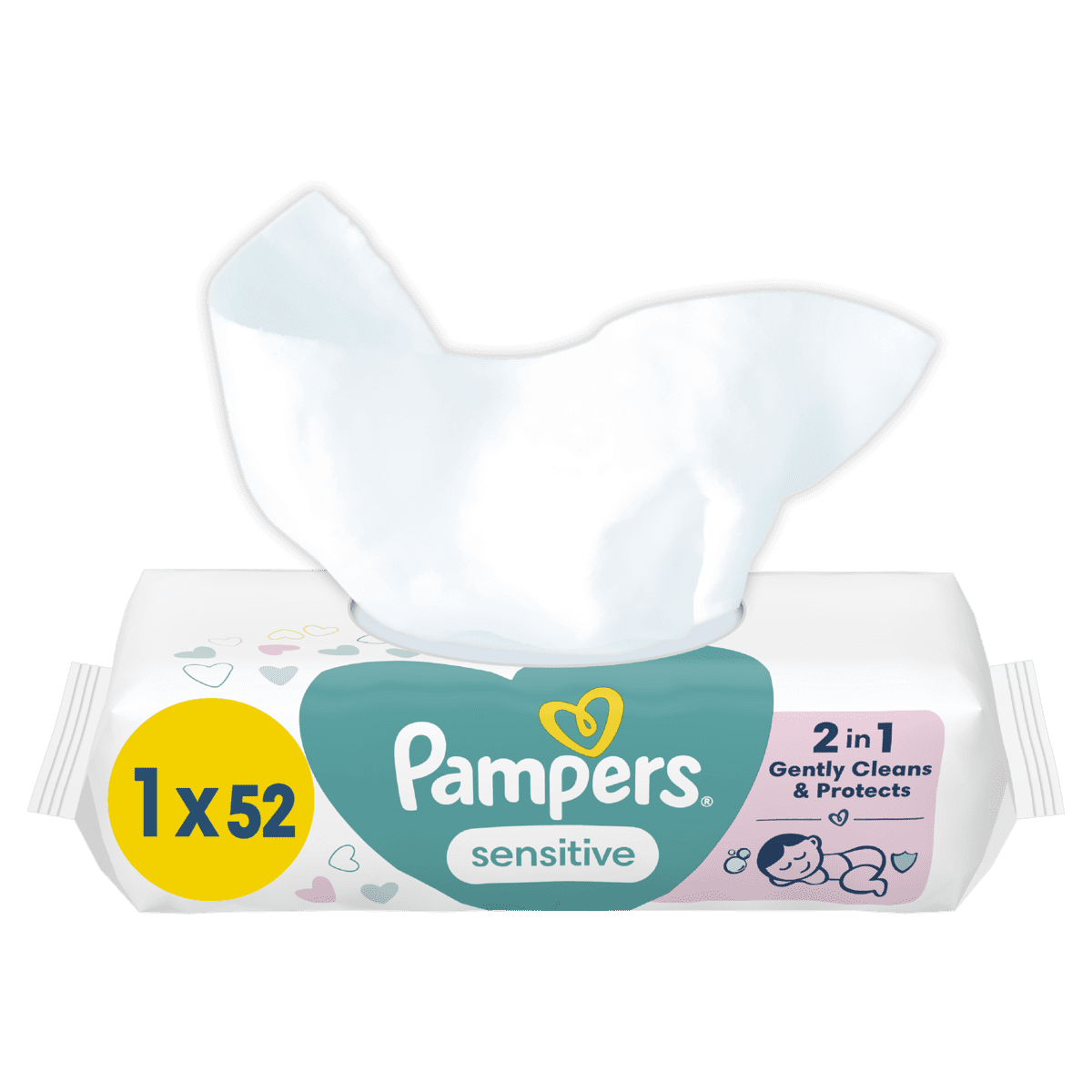 Pampers Sensitive Billendoekjes 52 Stuks