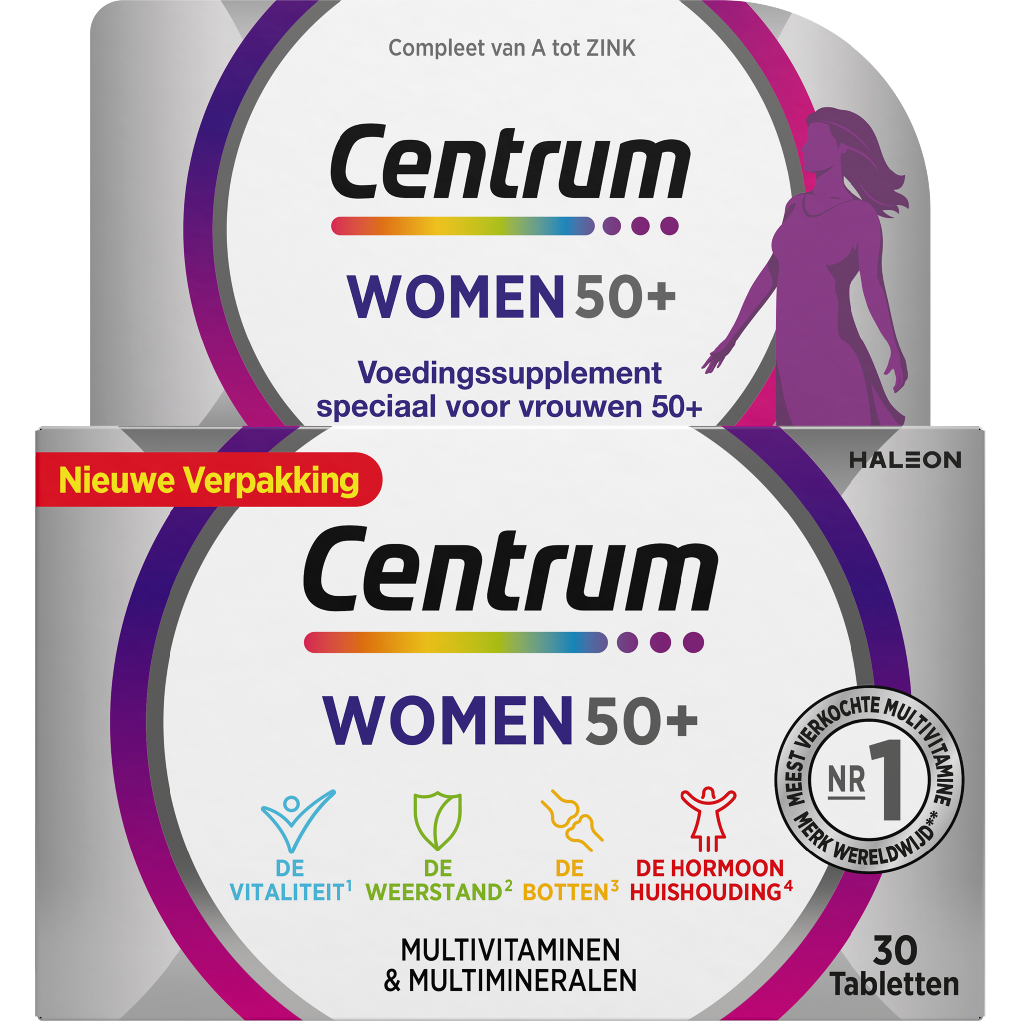 Centrum Women 50+ Multivitaminen Tabletten 30 stuks