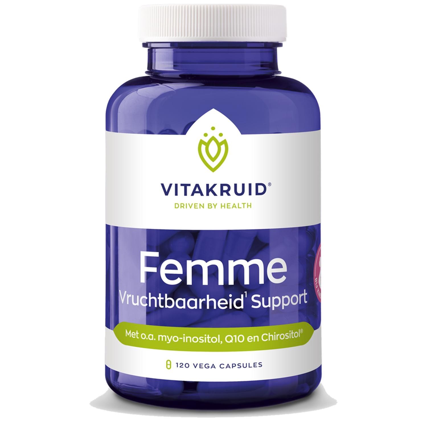 Vitakruid Femme Vruchtbaarheid Support 120 Vega Capsules