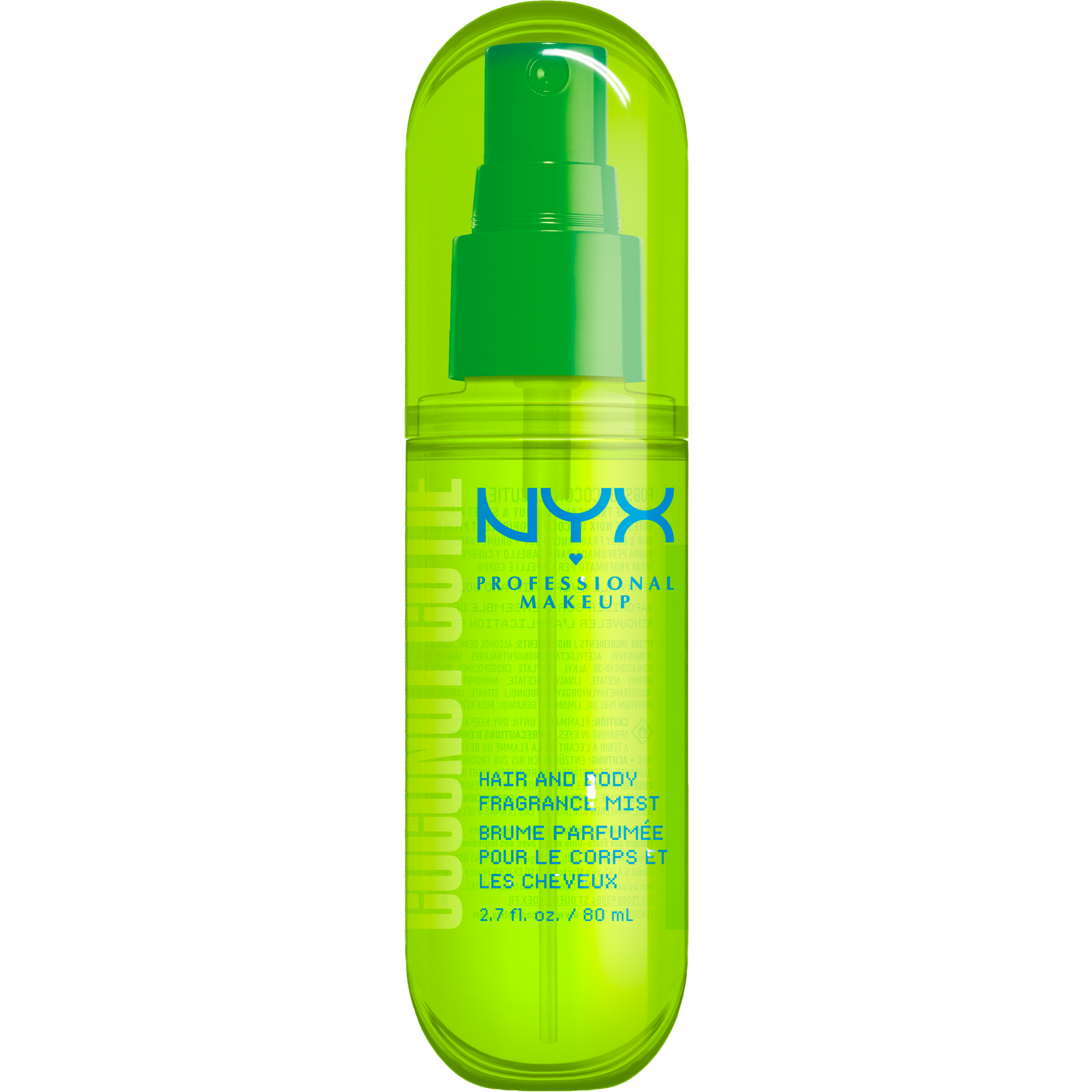 NYX Professional Makeup Hair & Body Fragrance Mist Coconut Cutie 80 ML