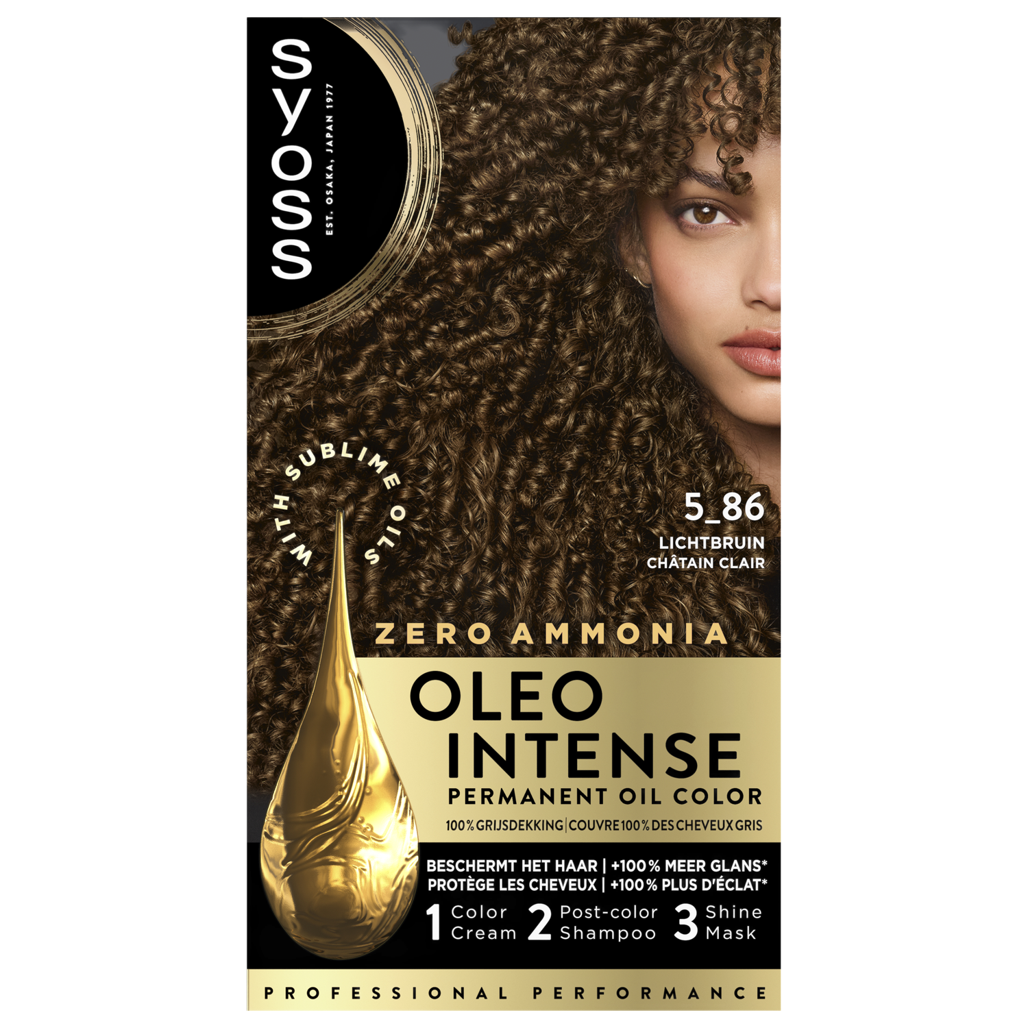 Syoss Oleo Intense 5-86 Lichtbruin/Châtain Clair